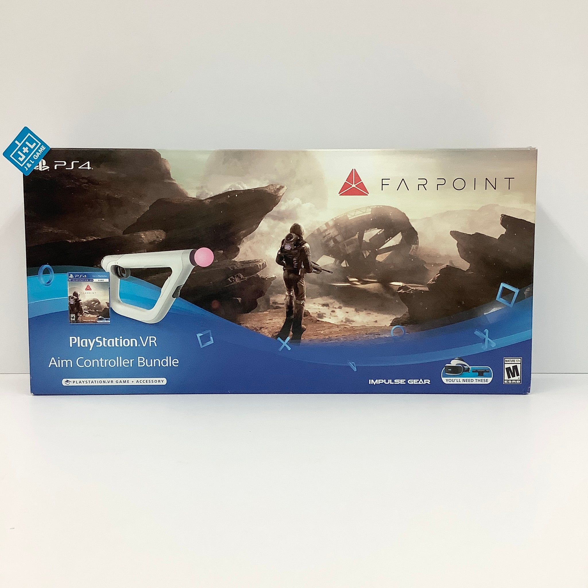 Ansvarlige person Bære Generalife PSVR Aim Controller Farpoint Bundle ( PlayStation VR ) - (PS4) PlaySta –  J&L Video Games New York City