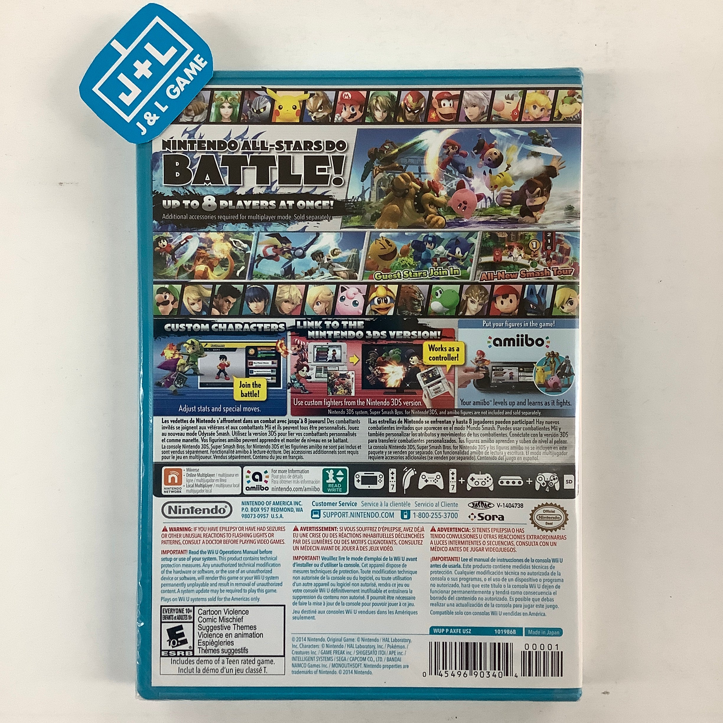 Super Smash Bros. - Nintendo Wii U Video Games Nintendo   