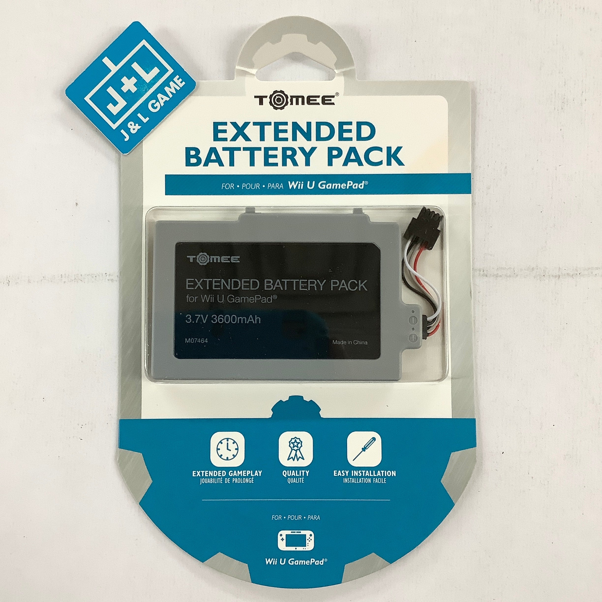 Tomee Extended Battery Pack for Wii U Gamepad - Nintendo Wii U Accessories Tomee   