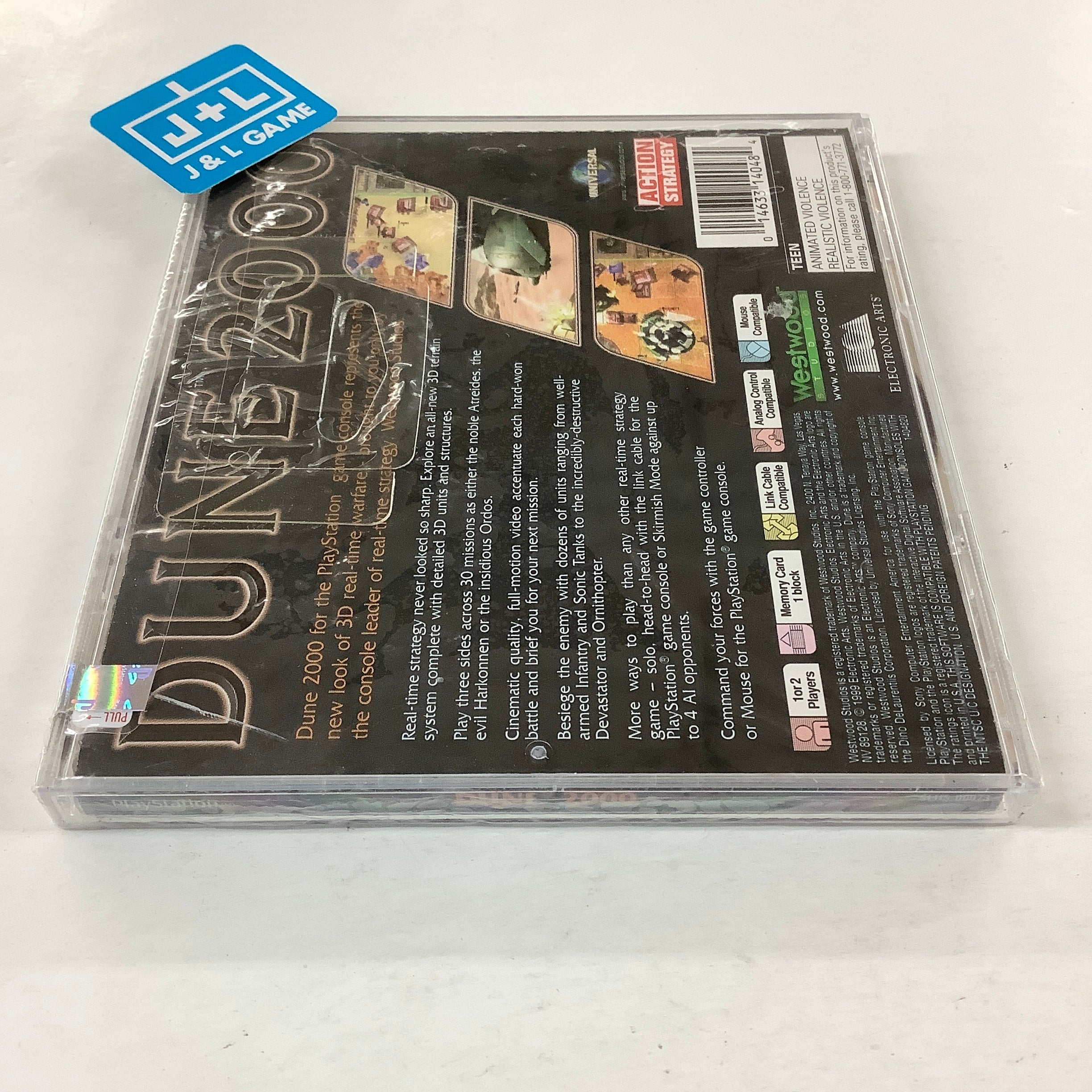 Dune 2000 - (PS1) PlayStation 1 Video Games Westwood Studios   