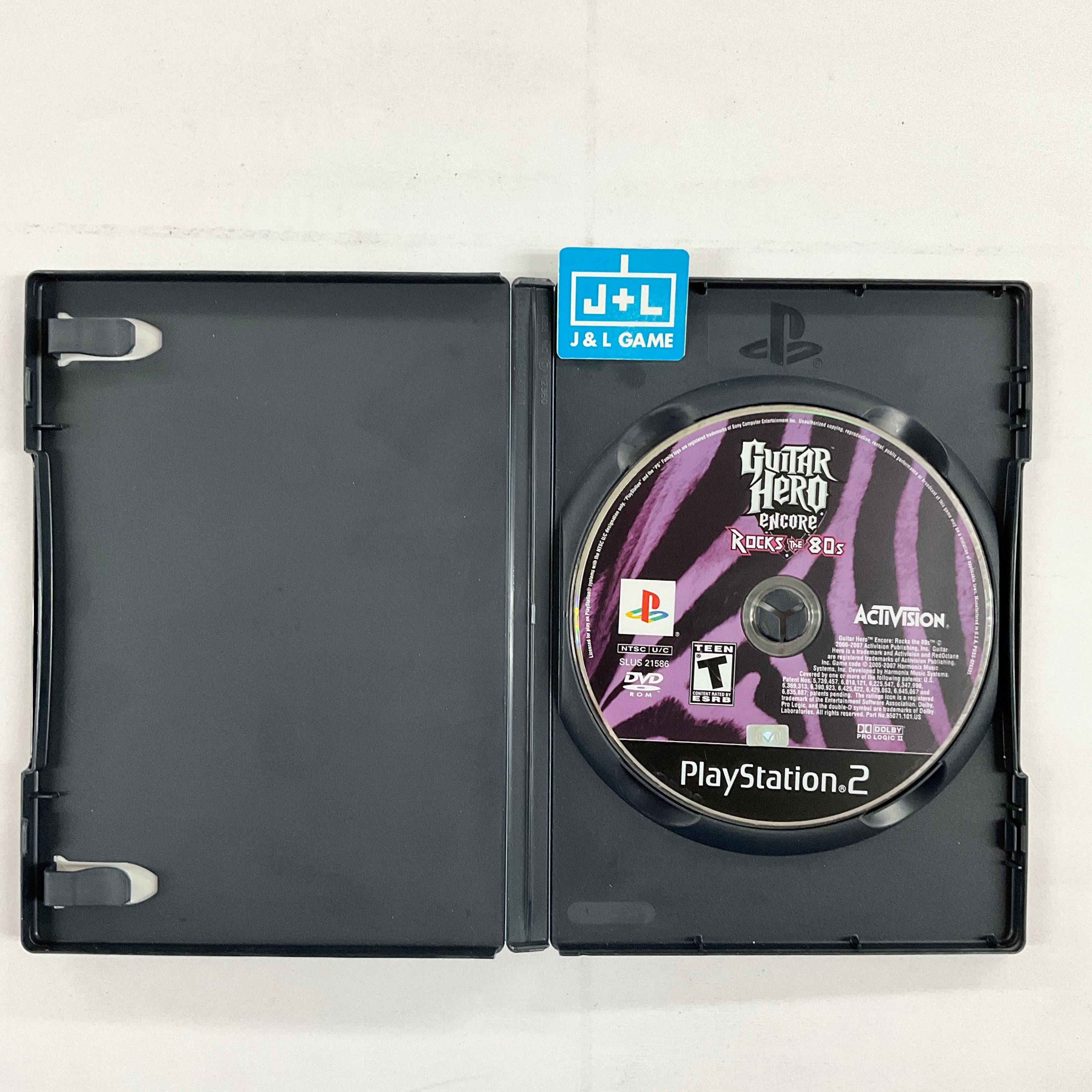 Guitar Hero Encore: Rocks the 80s - (PS2) PlayStation 2 [Pre-Owned] Video Games Activision   