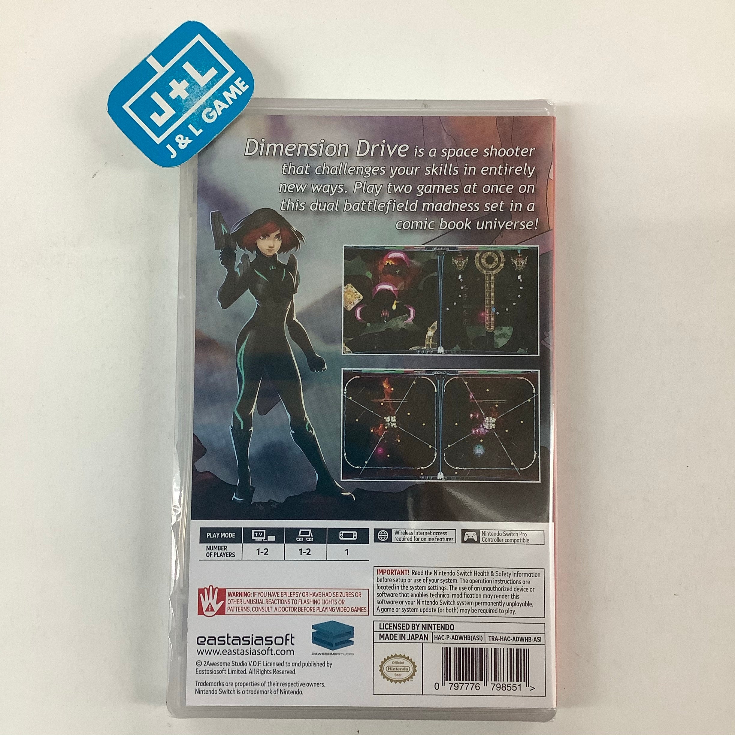 Dimension Drive - (NSW) Nintendo Switch (Asia Import) Video Games EastAsiaSoft   
