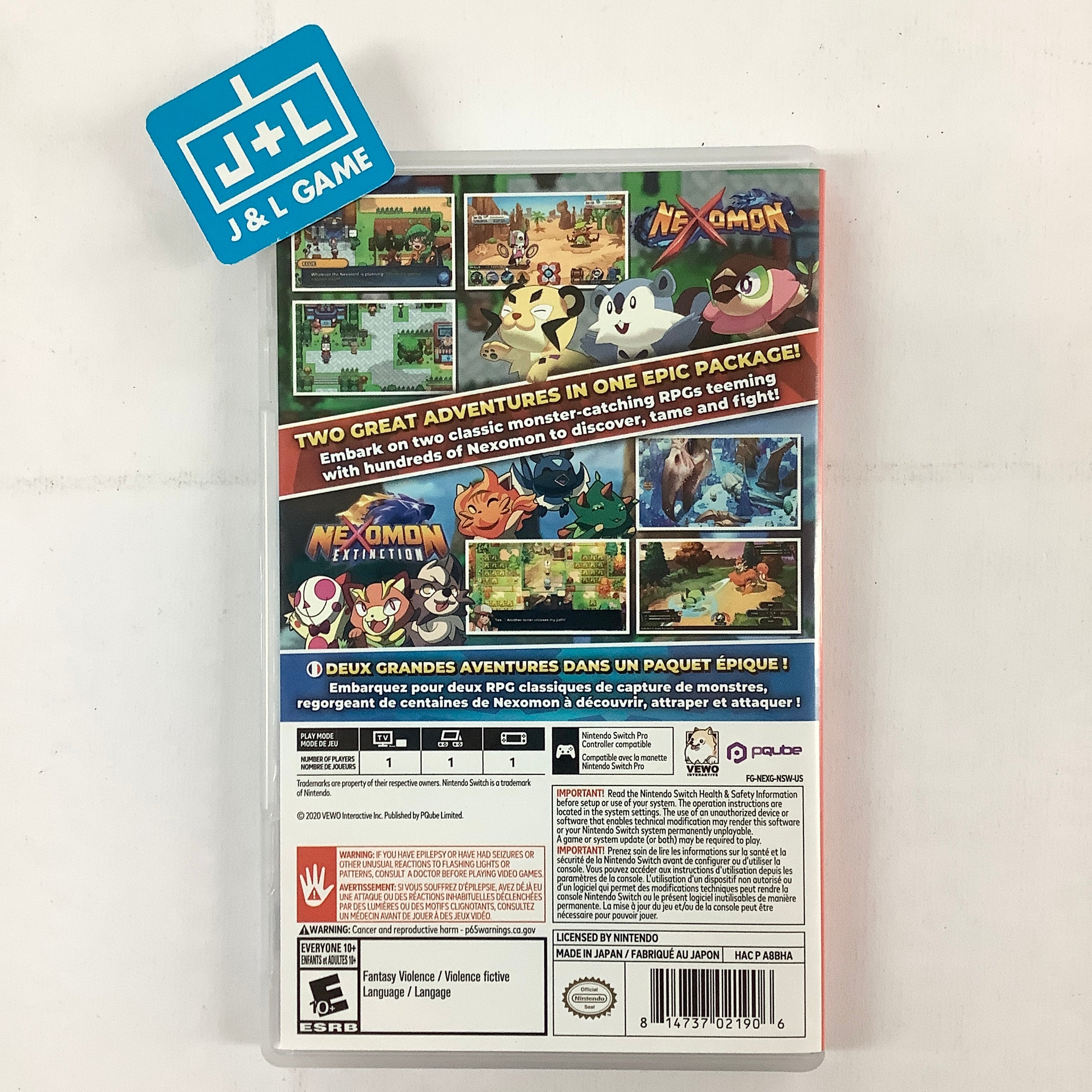 Nexomon + Nexomon Extinction - Complete Collection - (NSW) Nintendo Switch [UNBOXING] Video Games PQube   