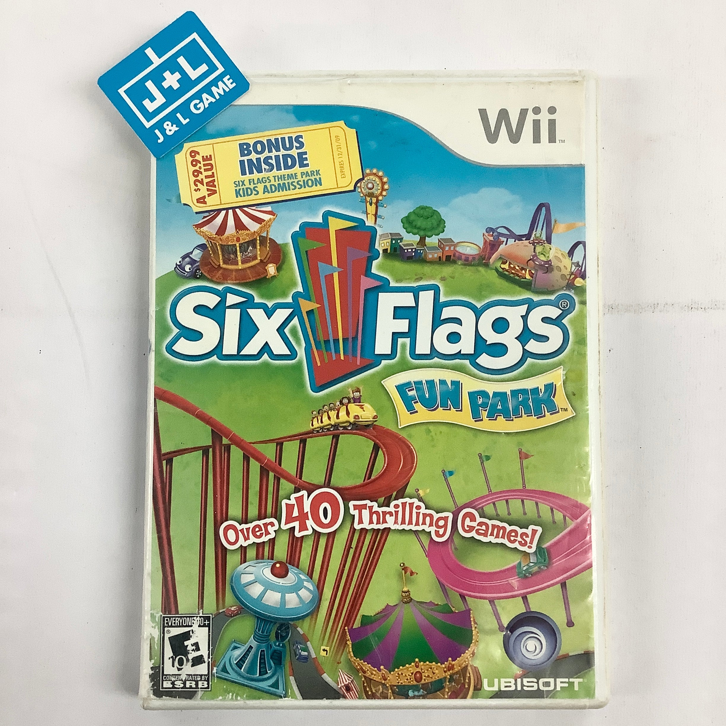 Six Flags Fun Park - Nintendo Wii [Pre-Owned] Video Games Ubisoft   