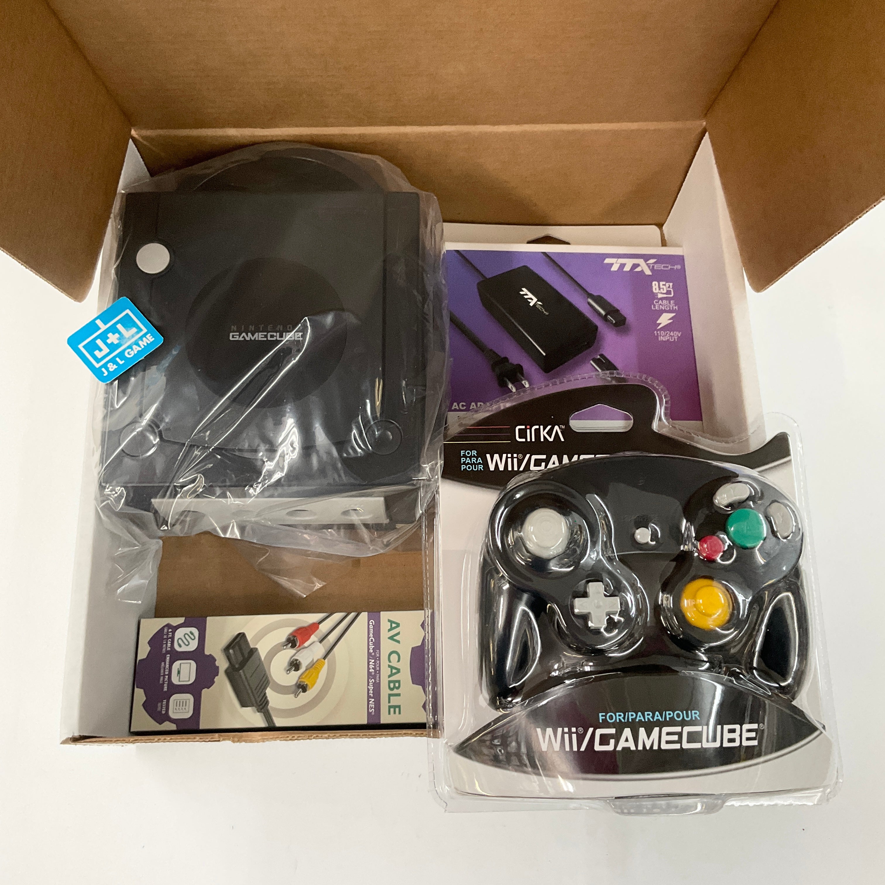 Nintendo Gamecube Console (Jet Black) - (GC) GameCube [Pre-Owned] Consoles Nintendo   
