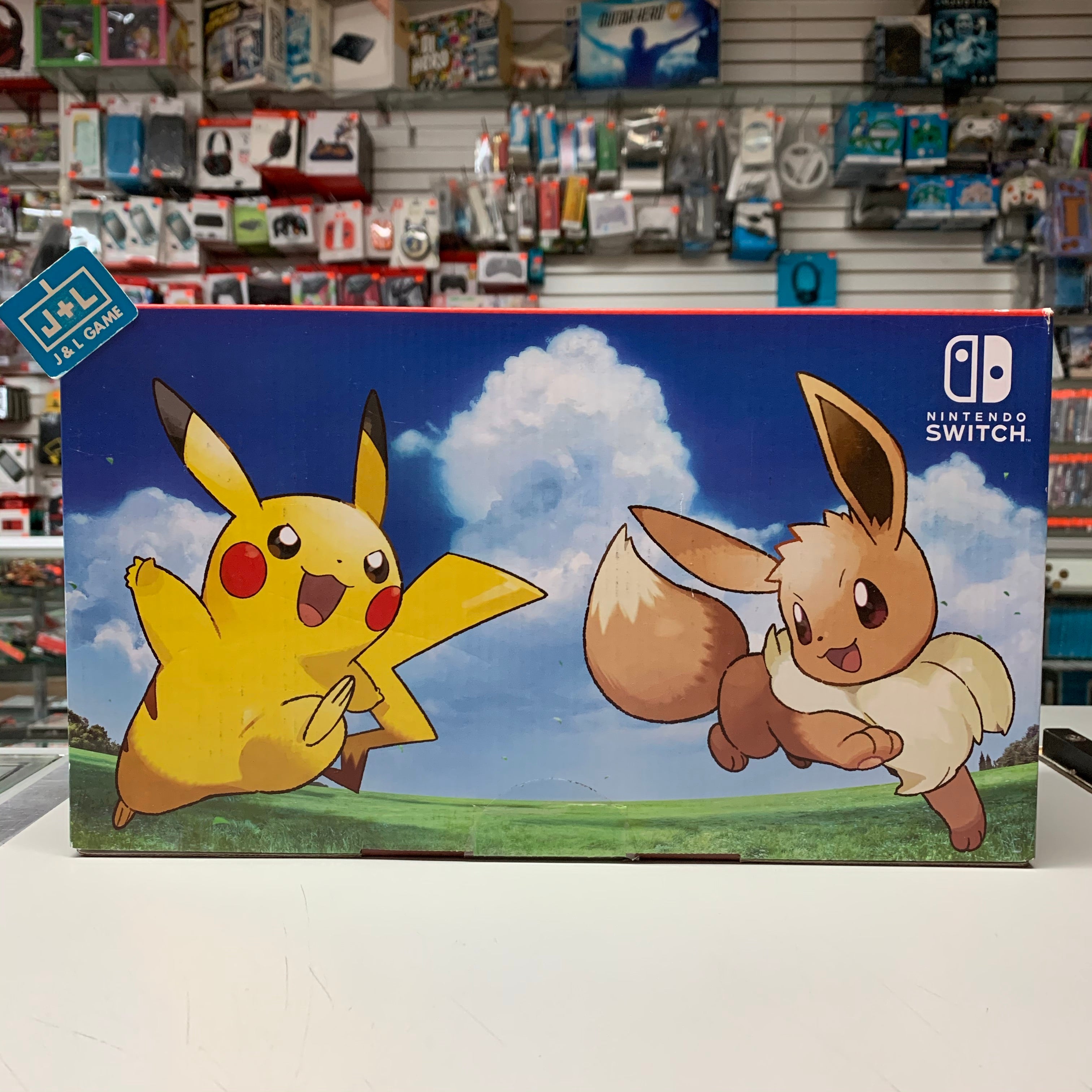 Pokemon: Let's Go, Pikachu! (Nintendo Switch Pikachu & Eevee Console B | J&L Game Pokemon: Let's Go, Pikachu! (Nintendo Switch Pikachu & Eevee Console B | J&L Game