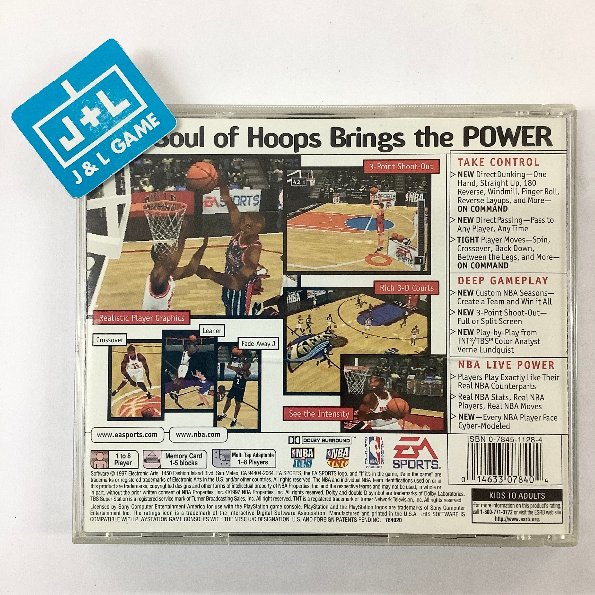 NBA Live 98 - (PS1) PlayStation 1 [Pre-Owned] Video Games Electronic Arts   
