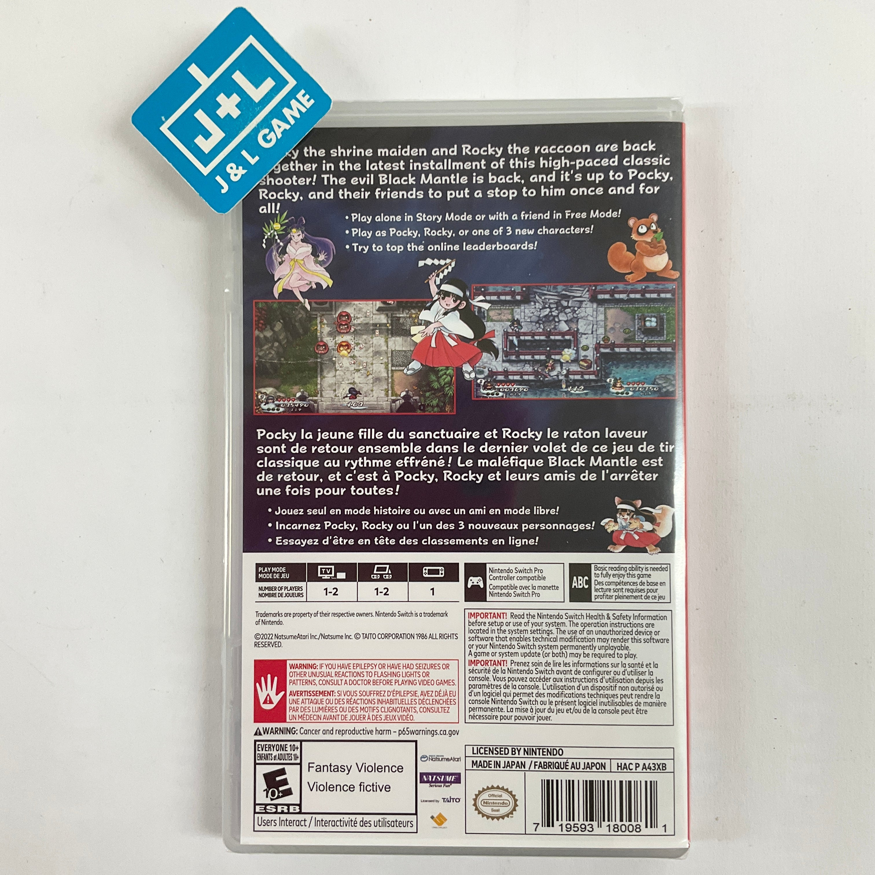 Pocky & Rocky Reshrined - (NSW) Nintendo Switch Video Games Natsume   