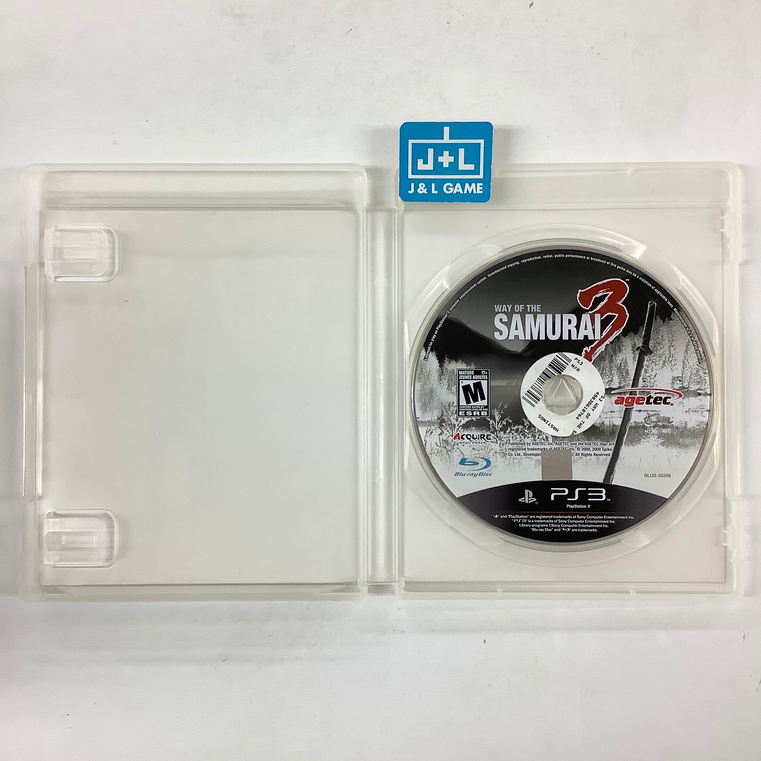 Way of the Samurai 3 - (PS3) Playstation 3 [Pre-Owned] Video Games Agetec   
