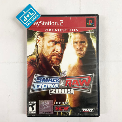 WWE SmackDown vs. Raw 2009 (Greatest Hits) - (PS2) PlayStation 2 [Pre-Owned] Video Games THQ   