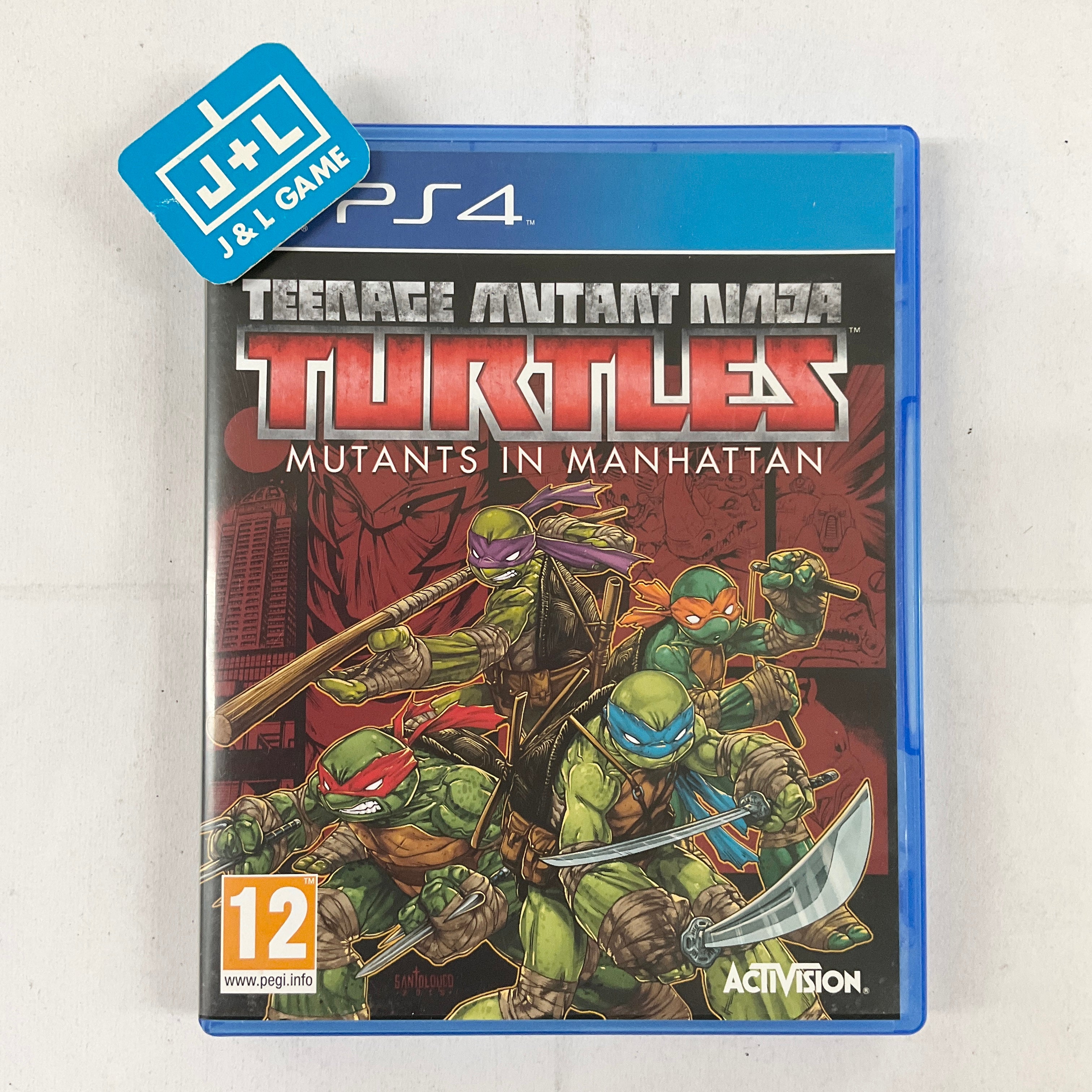 Teenage Mutant Ninja Turtles: Mutants in Manhattan - (PS4) PlayStation 4 [Pre-Owned] (European Import) Video Games Activision   