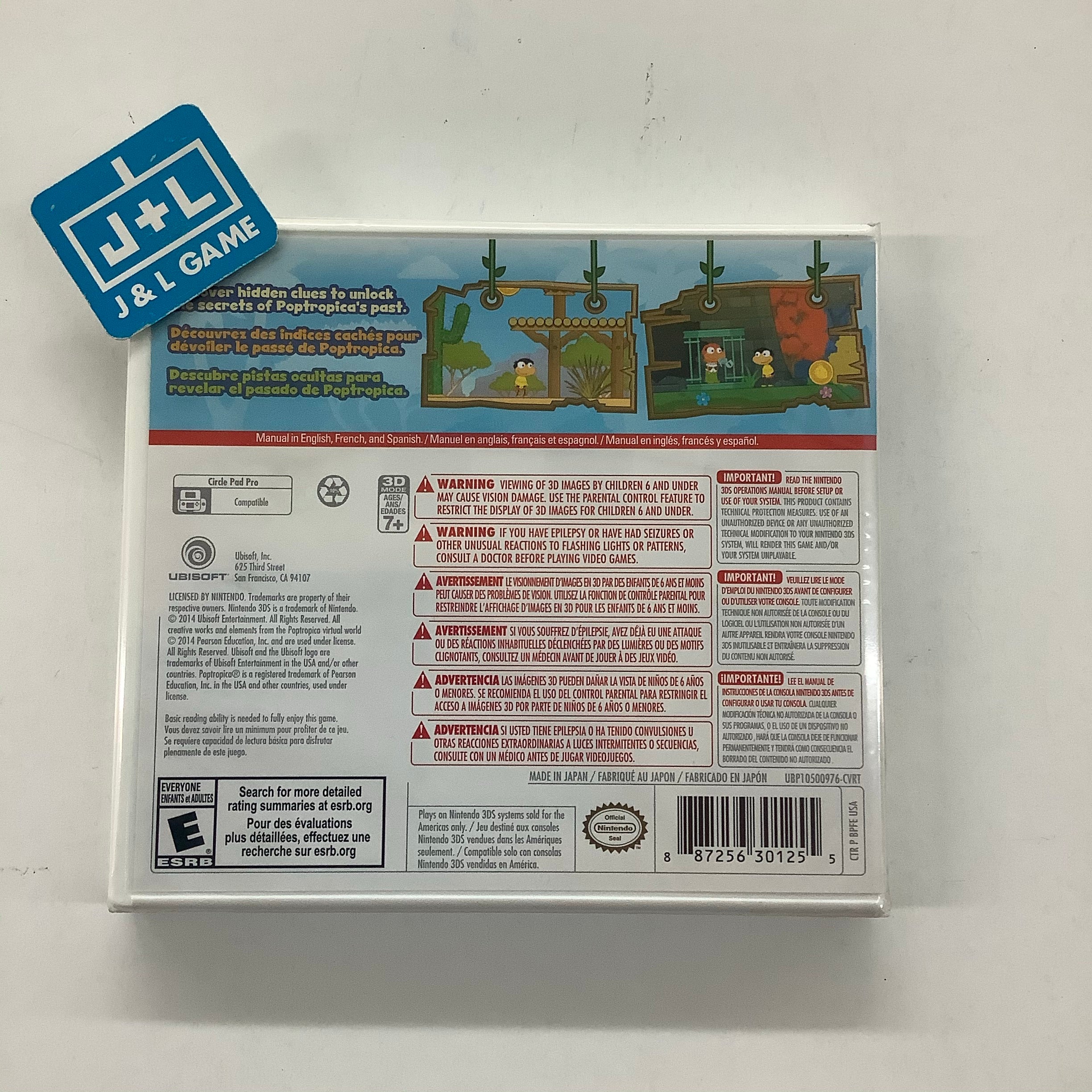 Poptropica: Forgotten Islands - Nintendo 3DS Video Games Ubisoft   