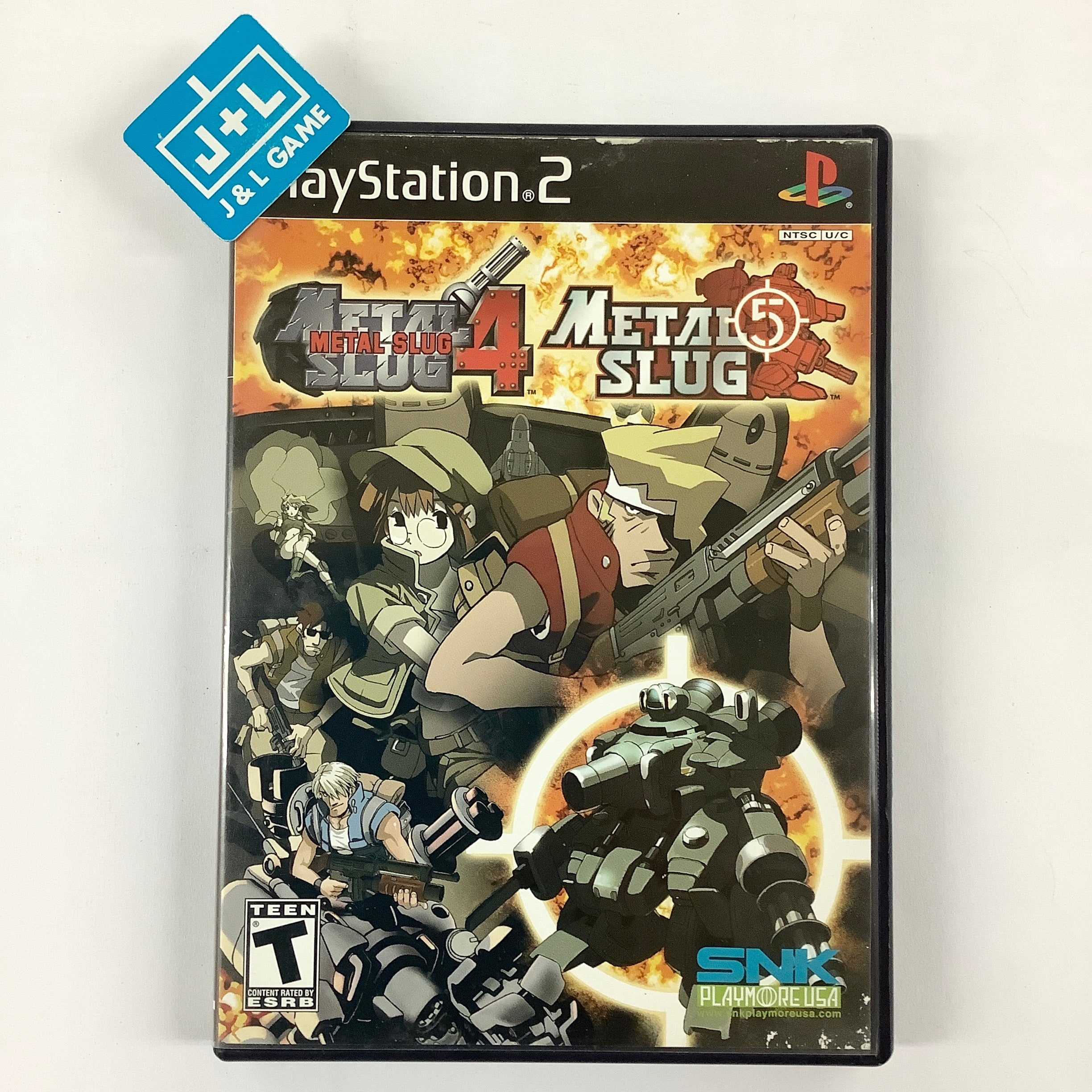 Metal Slug 4 & 5 - (PS2) PlayStation 2 [Pre-Owned] Video Games SNK Playmore   