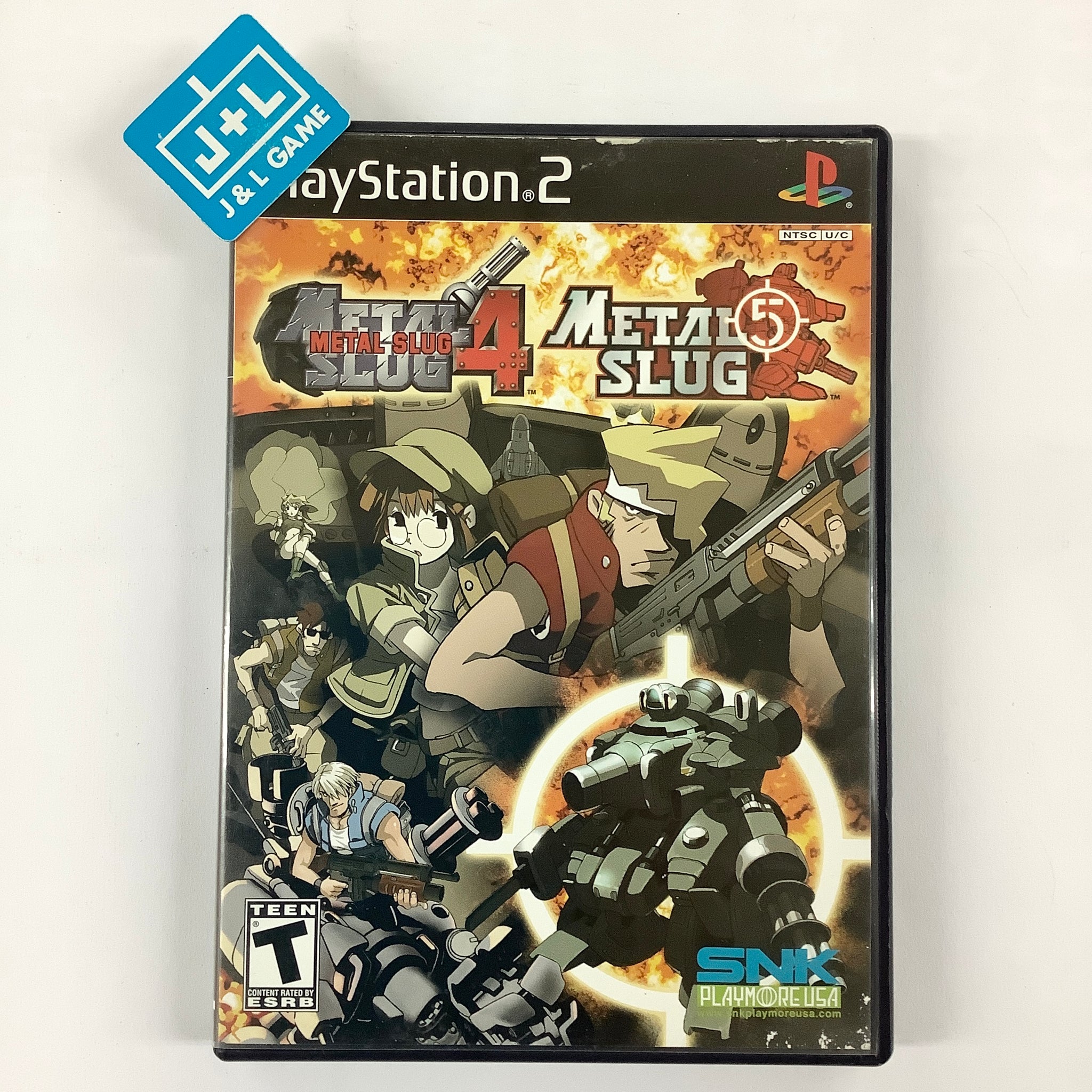 Metal Slug 4 & 5 - (PS2) PlayStation 2 [Pre-Owned] Video Games SNK Playmore   