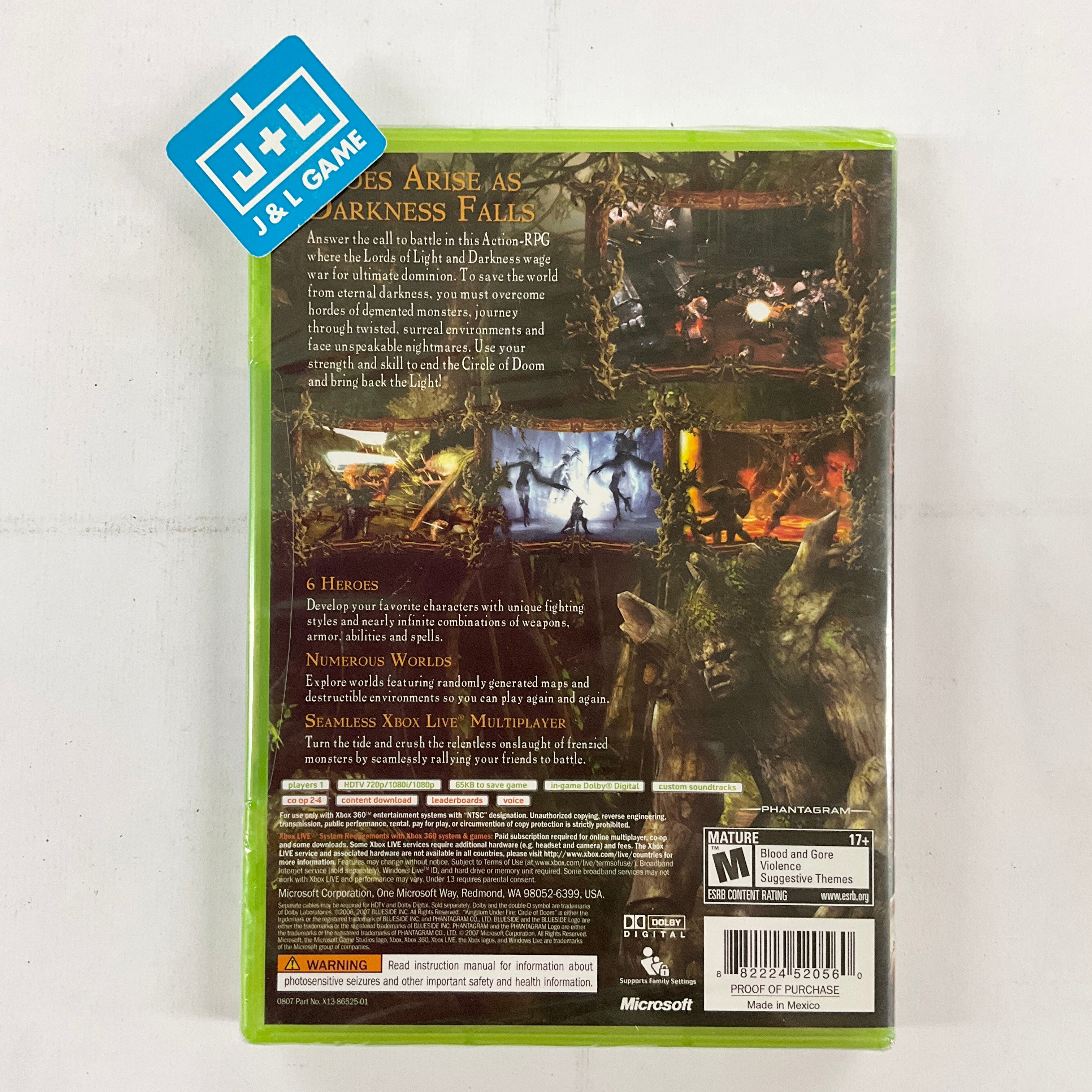 Kingdom Under Fire: Circle of Doom - Xbox 360 Video Games Microsoft Game Studios   