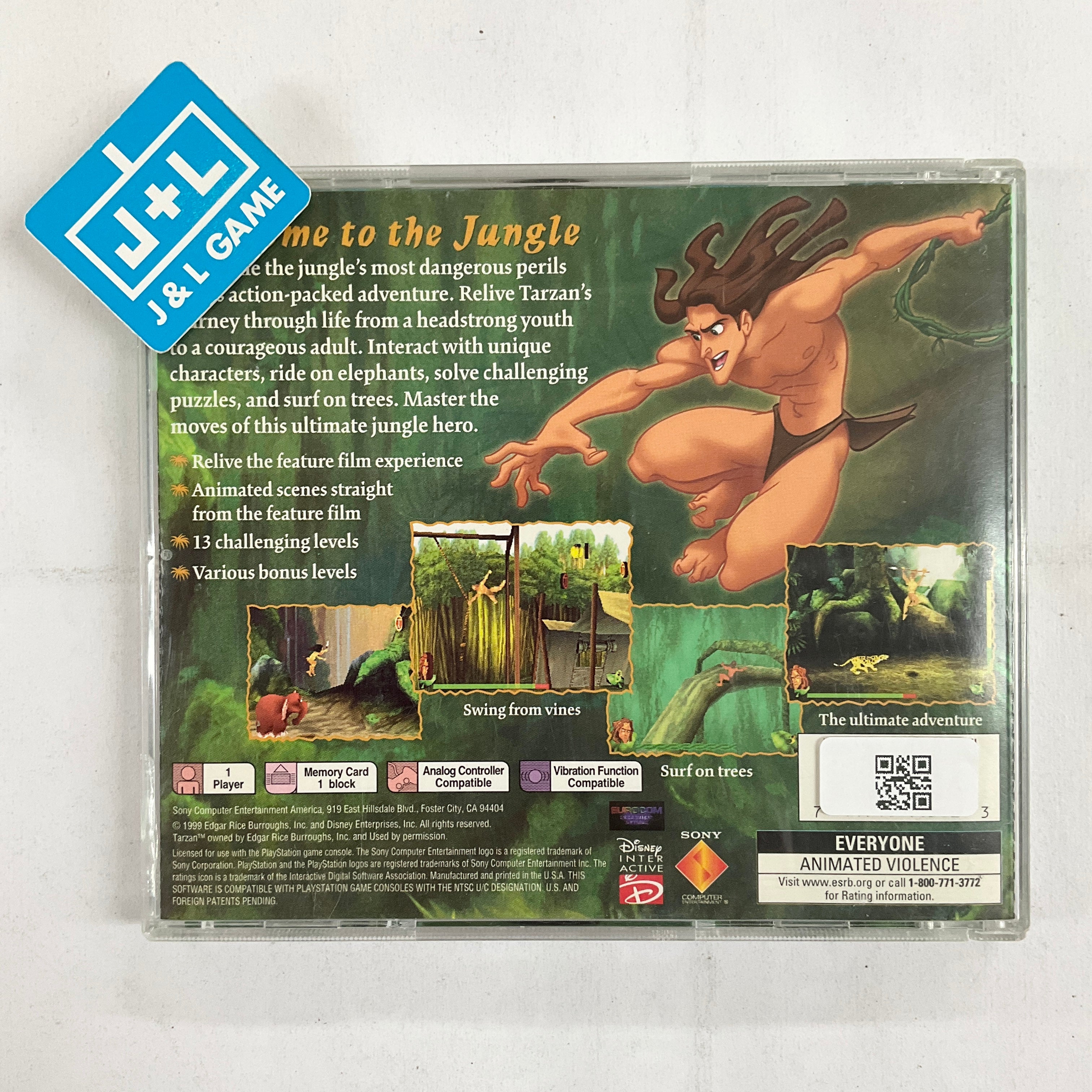 Walt Disney Pictures Presents: Tarzan (Greatest Hits) - (PS1) PlayStation 1 [Pre-Owned] Video Games SCEA