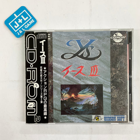 Ys III: Wanderers from Ys - (TCD) Turbo CD (Japanese Import) [Pre-Owned] Video Games Hudson   