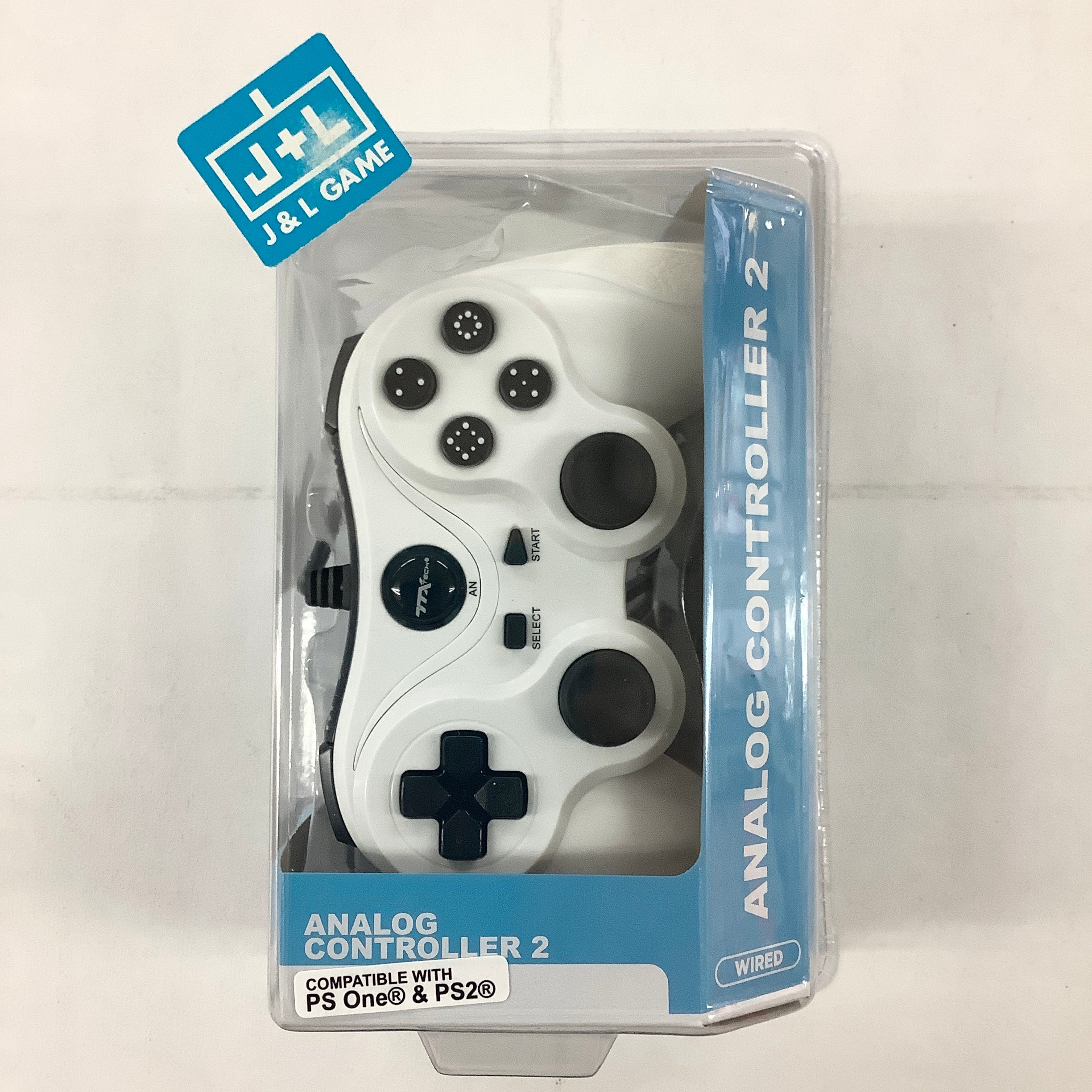 TTX Tech Analog Controller 2 (White) - (PS2) PlayStation 2 Accessories TTX Tech   