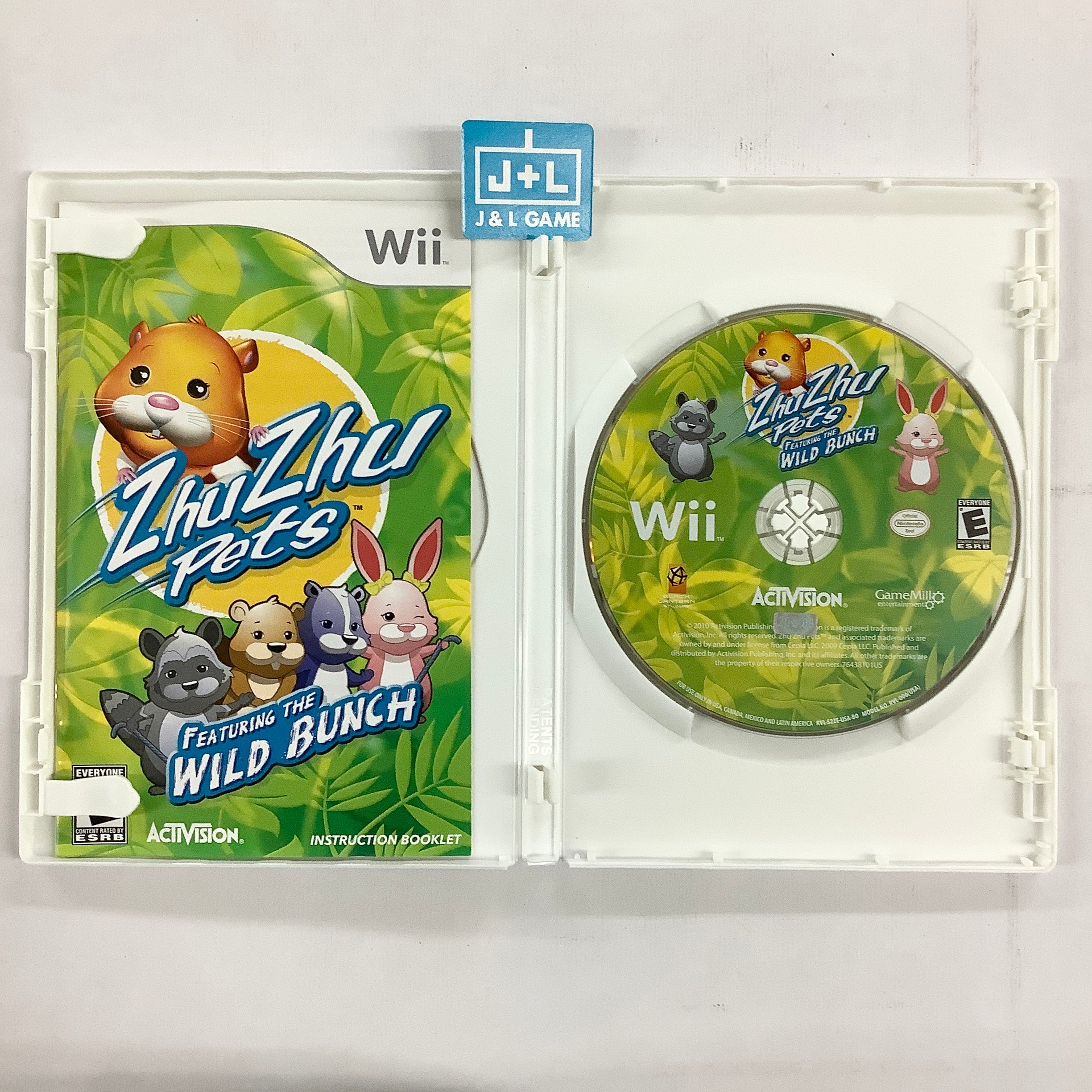 ZhuZhu Pets: Featuring The Wild Bunch - Nintendo Wii [Pre-Owned] Video Games ACTIVISION   