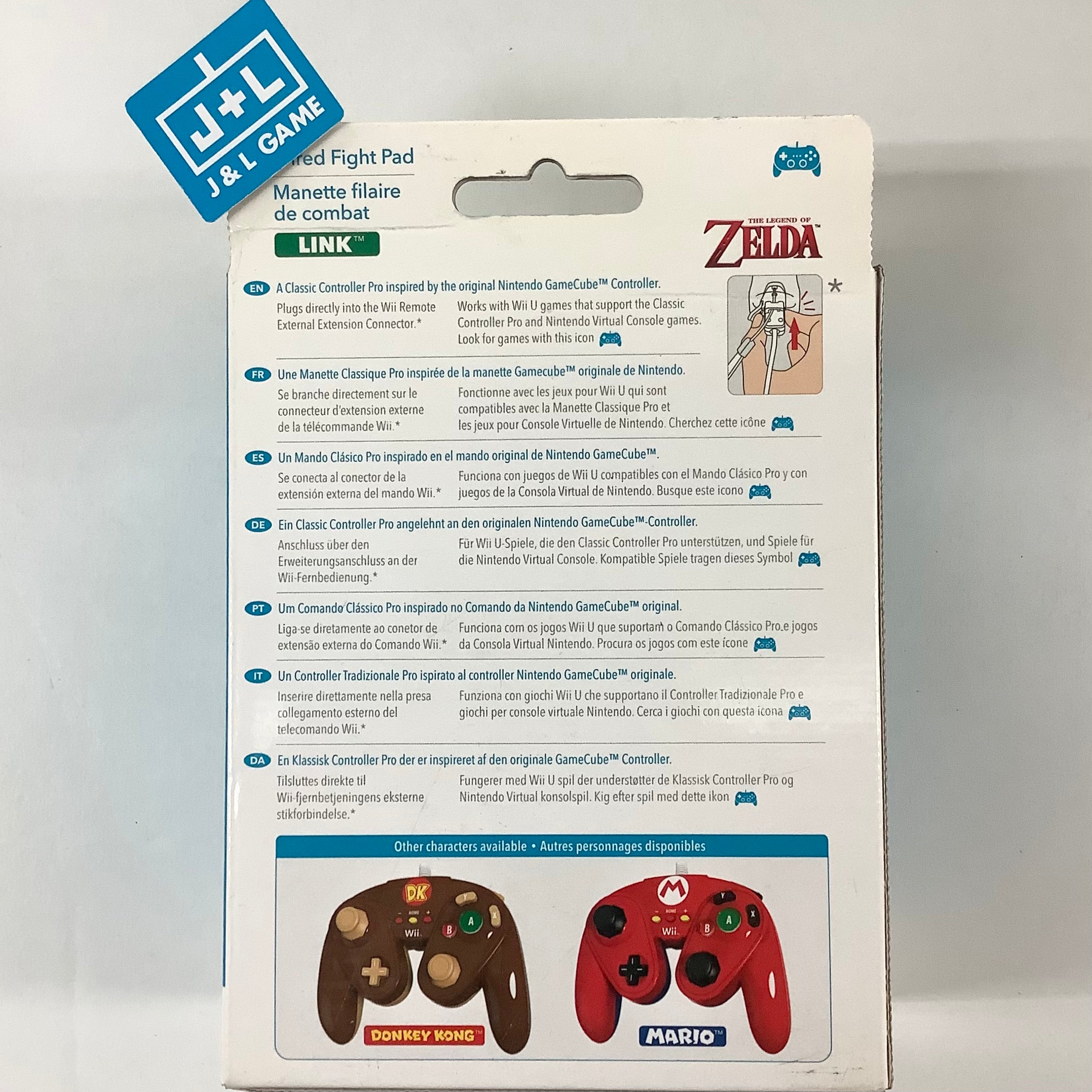 PDP Wired Fight Pad ( Link ) - Nintendo Wii U Accessories PDP   