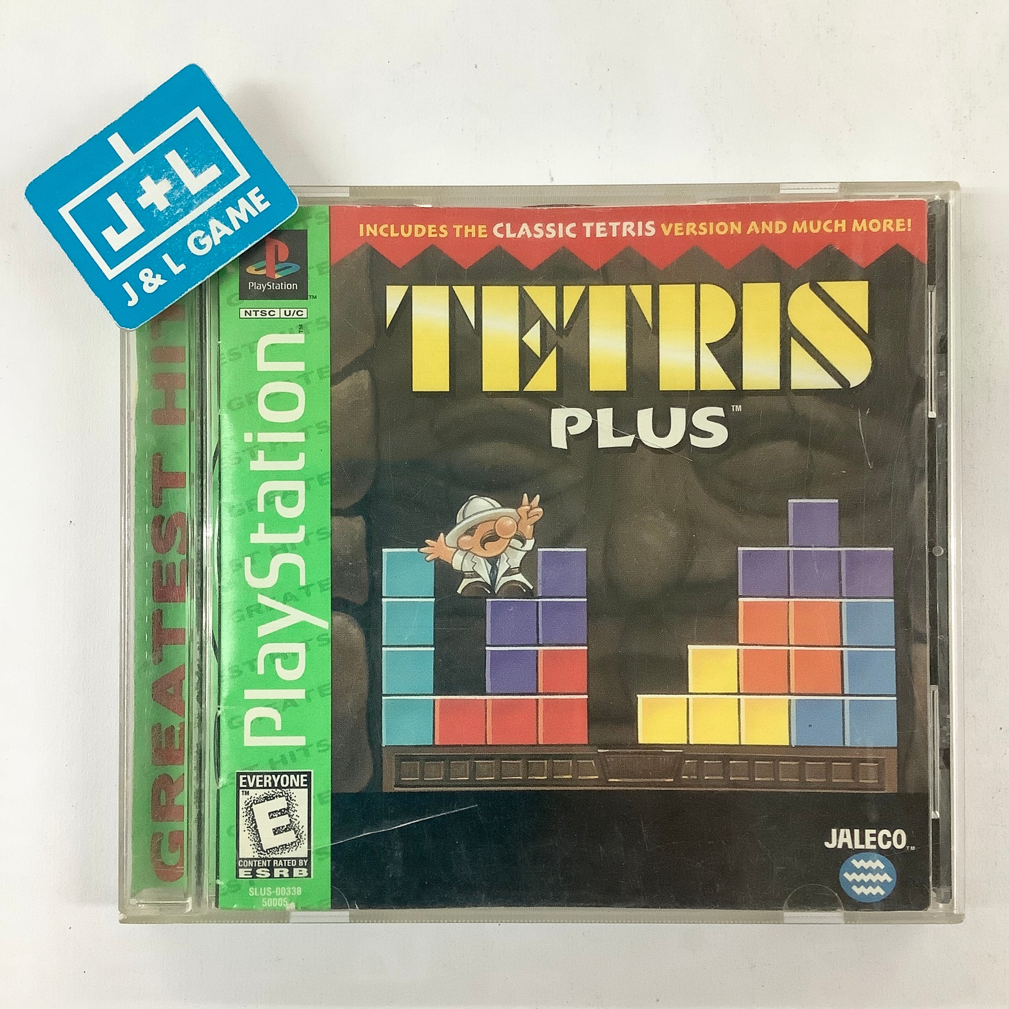 Tetris Plus (Greatest Hits) - (PS1) PlayStation 1 [Pre-Owned] Video Games Jaleco Entertainment   