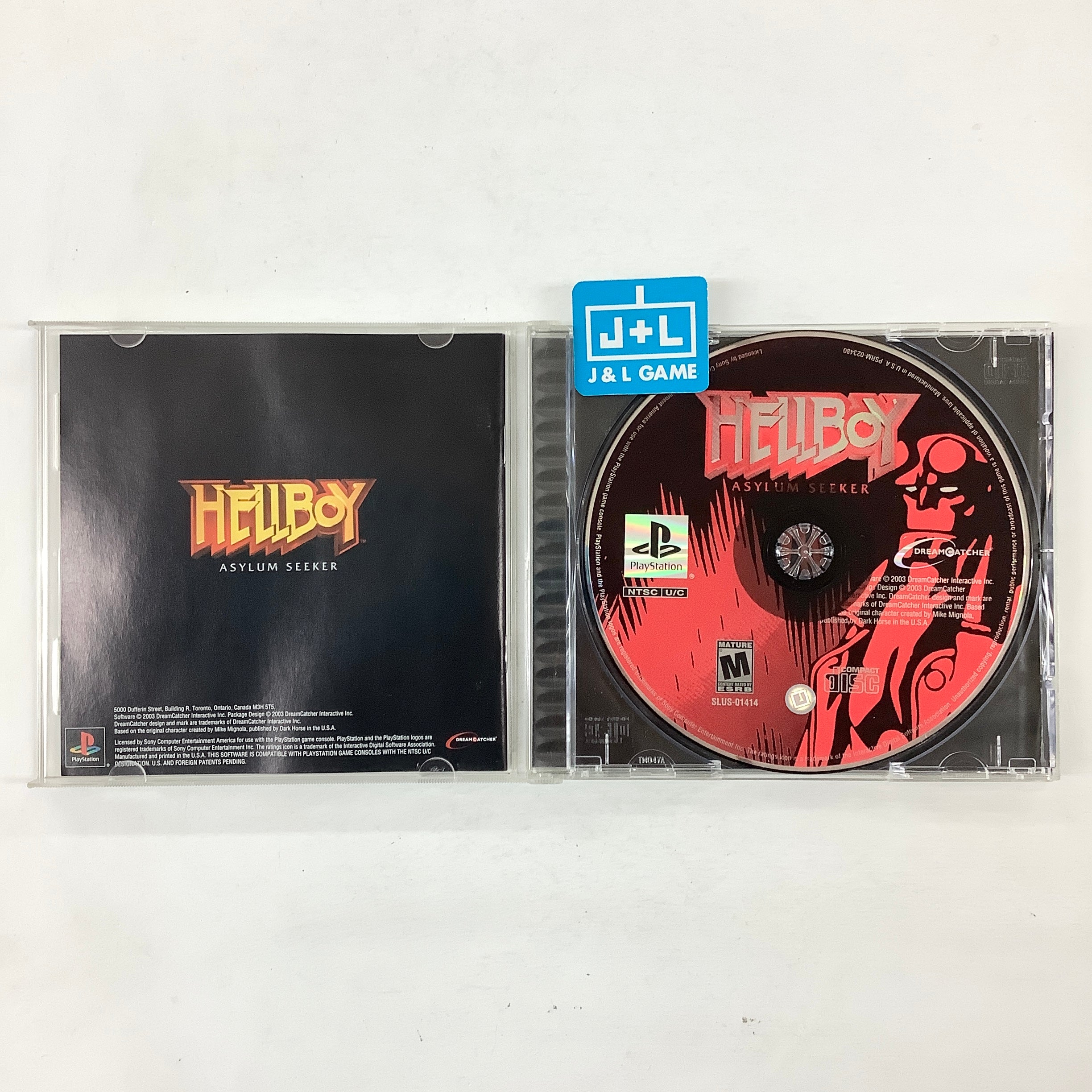 Hellboy: Asylum Seeker - (PS1) PlayStation 1 [Pre-Owned] Video Games DreamCatcher Interactive   