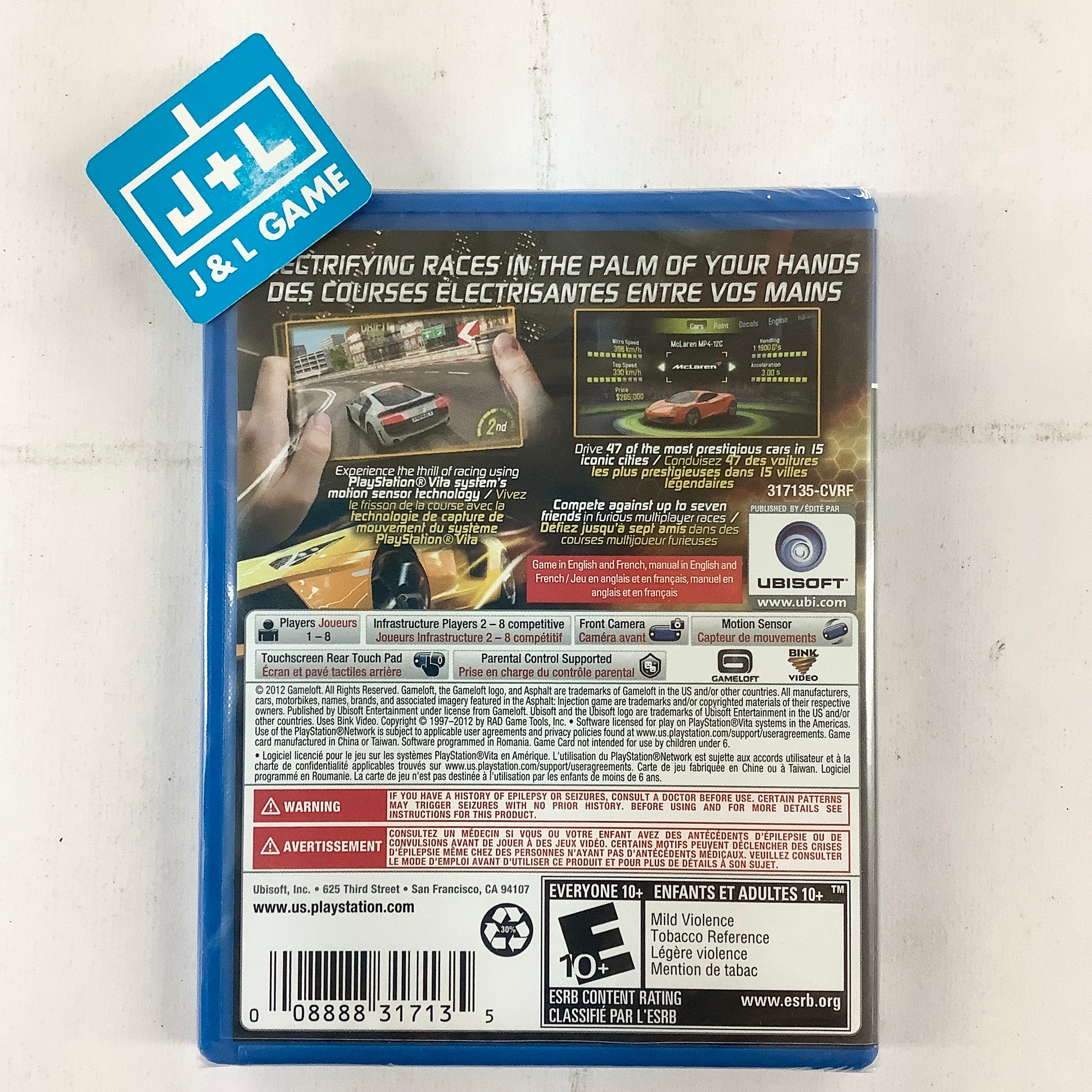 Asphalt: Injection - (PSV) PlayStation Vita Video Games Ubisoft   