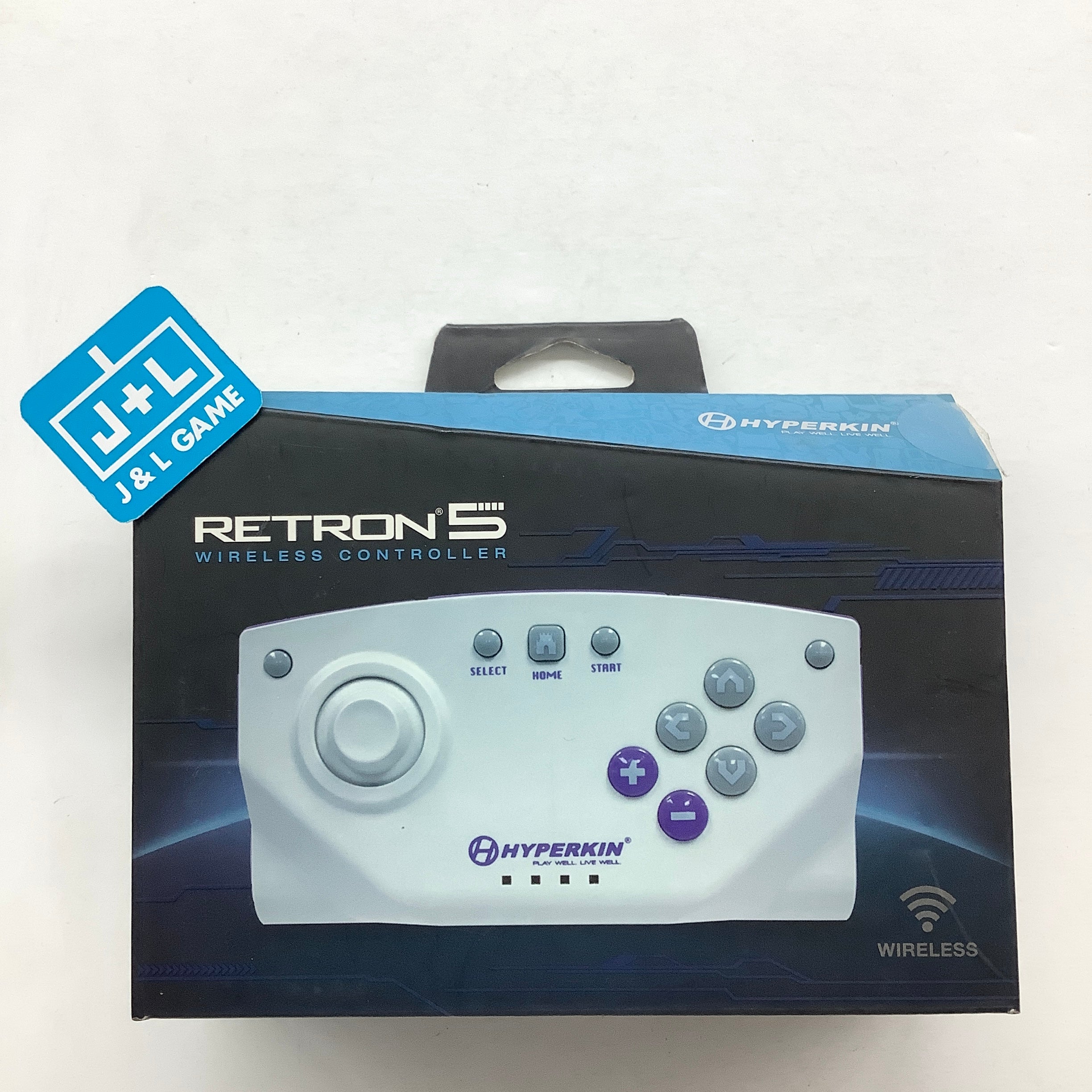 Hyperkin Retron 5 Wireless Controller (White) - (SNES) Super Nintendo Accessories Hyperkin Inc.   