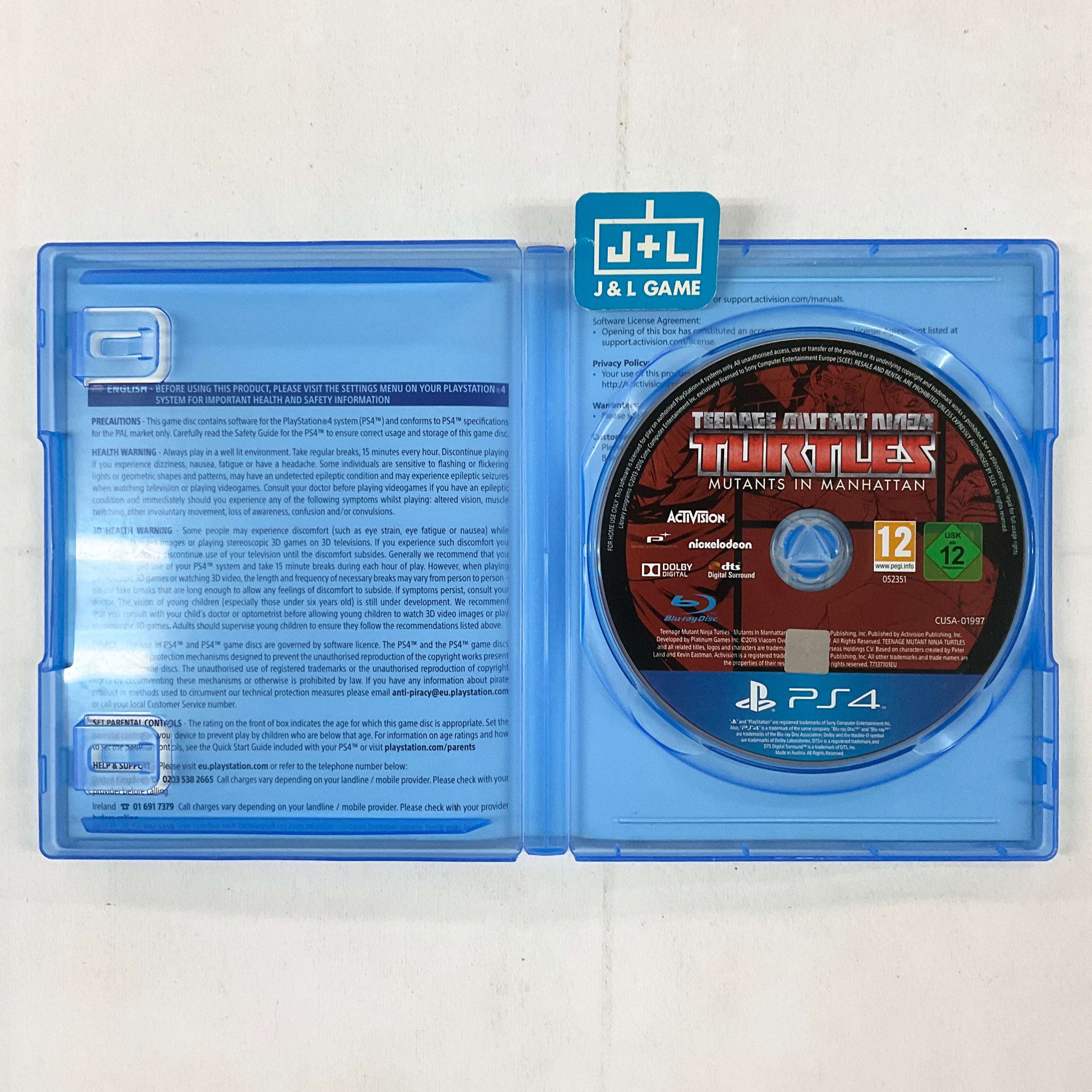 Teenage Mutant Ninja Turtles: Mutants in Manhattan - (PS4) PlayStation 4 [Pre-Owned] (European Import) Video Games Activision   