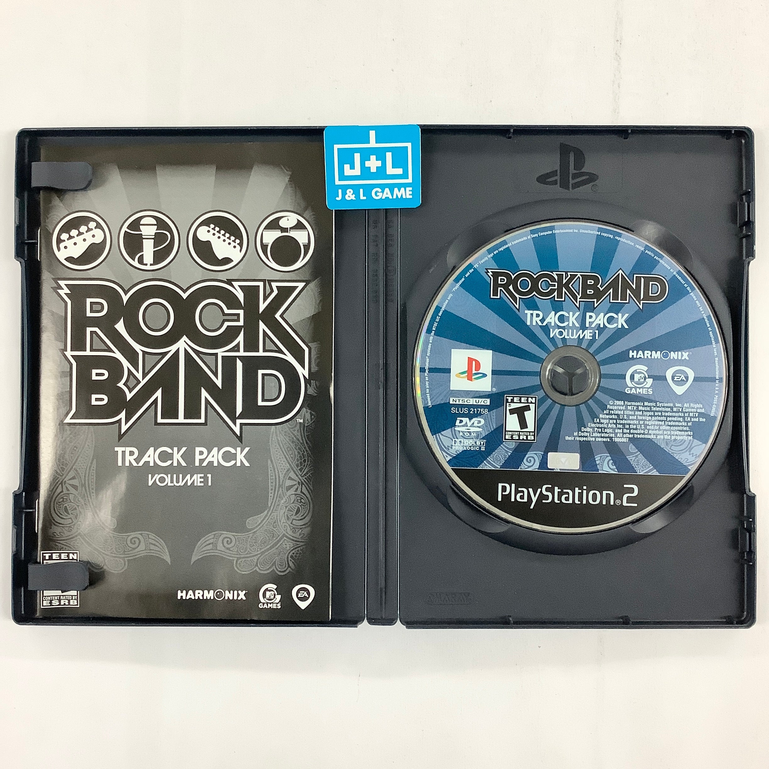Rock Band Track Pack Volume 1 - (PS2) PlayStation 2 [Pre-Owned] Video Games MTV Games   