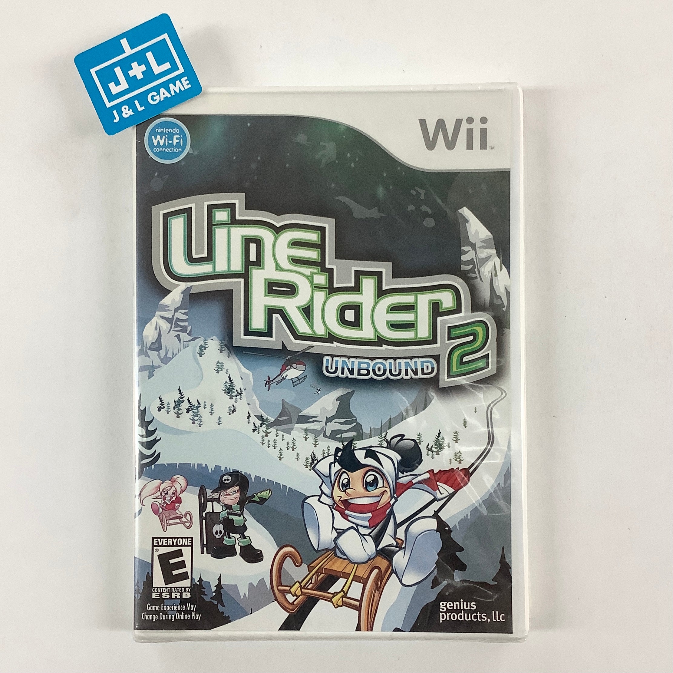 Line Rider 2: Unbound - Nintendo Wii Video Games Genius Products, Inc.   