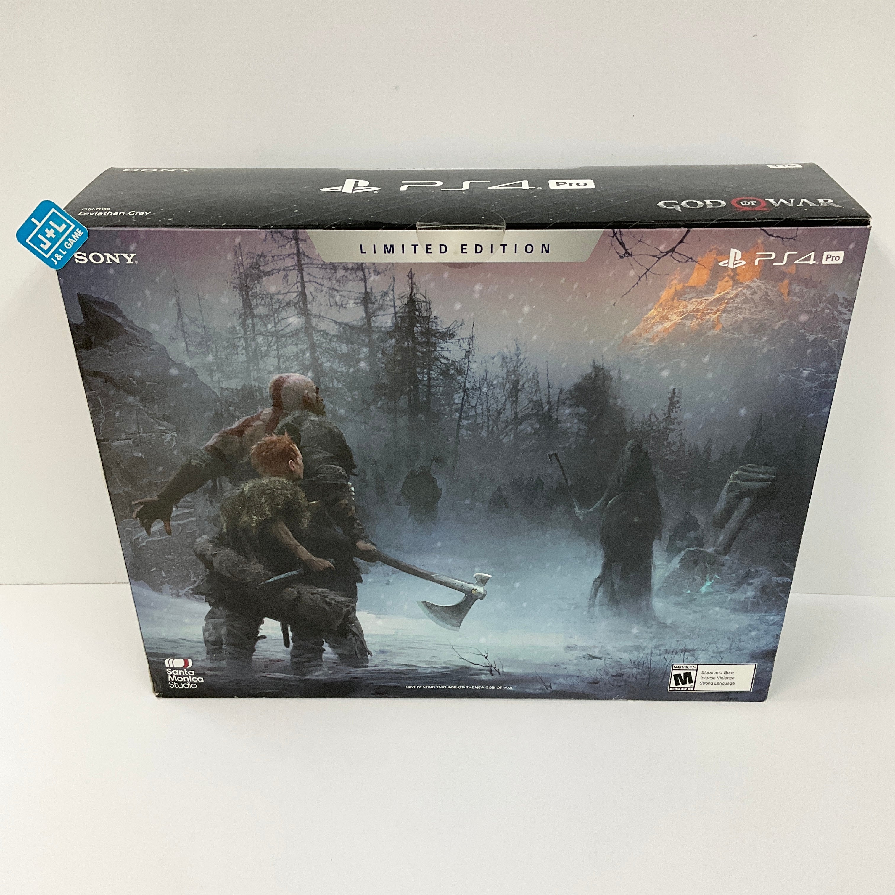 Sony PlayStation 4 Pro 1TB Limited Edition Console - God of War Bundle (US) - (PS4) Playstation 4 Consoles Sony   