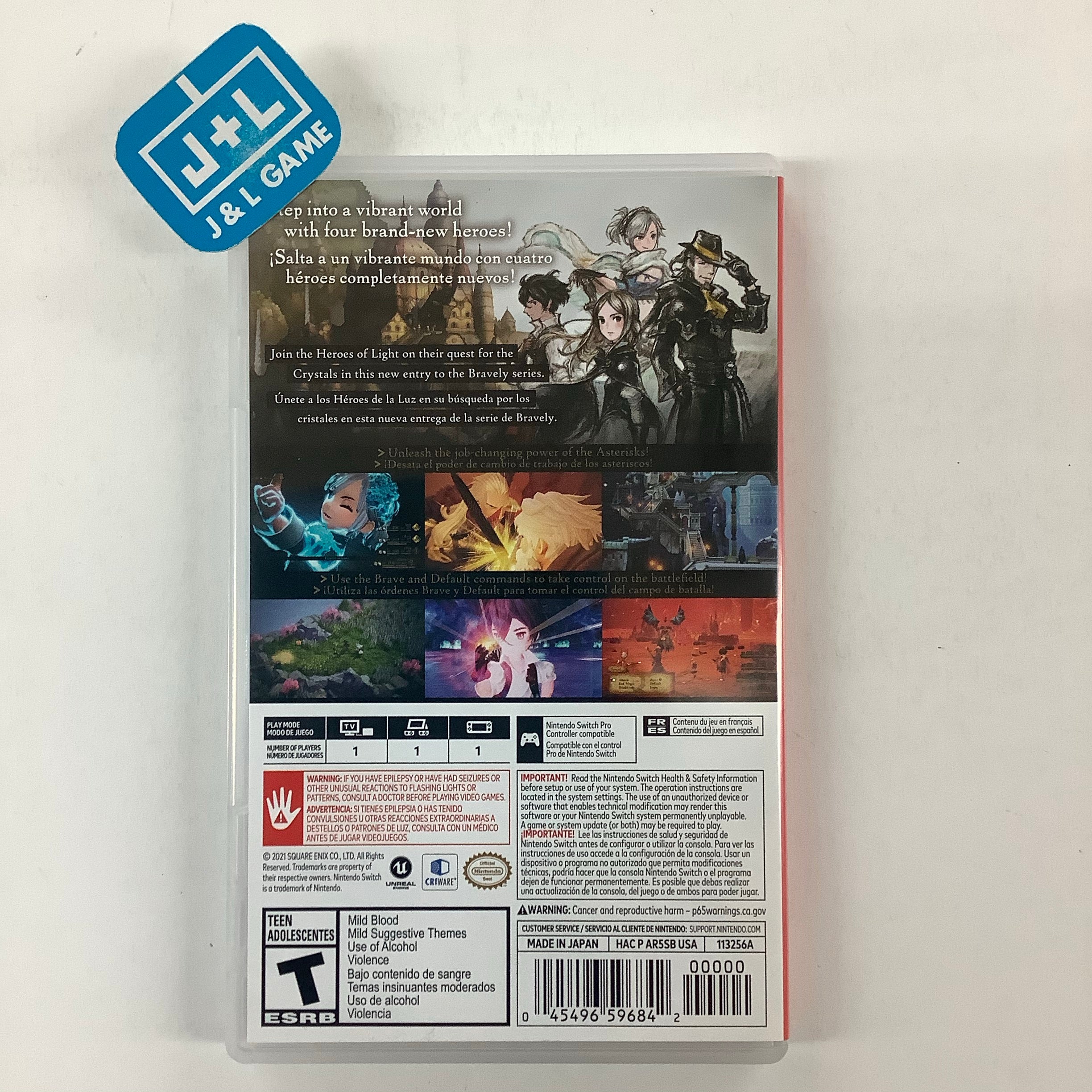 Bravely Default II - (NSW) Nintendo Switch [UNBOXING] | J&L Game