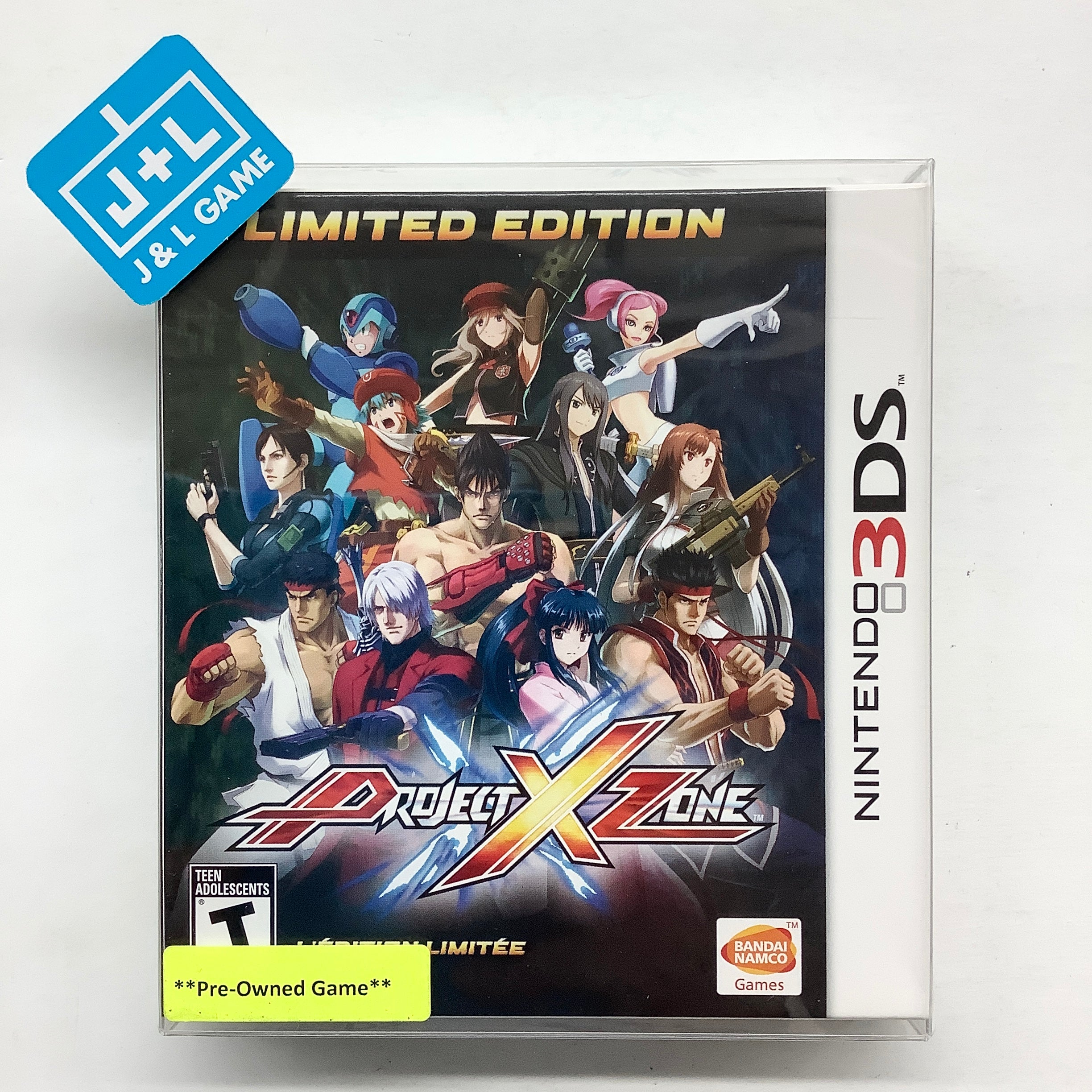 Project X Zone (Limited Edition) - Nintendo 3DS [Pre-Owned] Video Games Namco Bandai Games   
