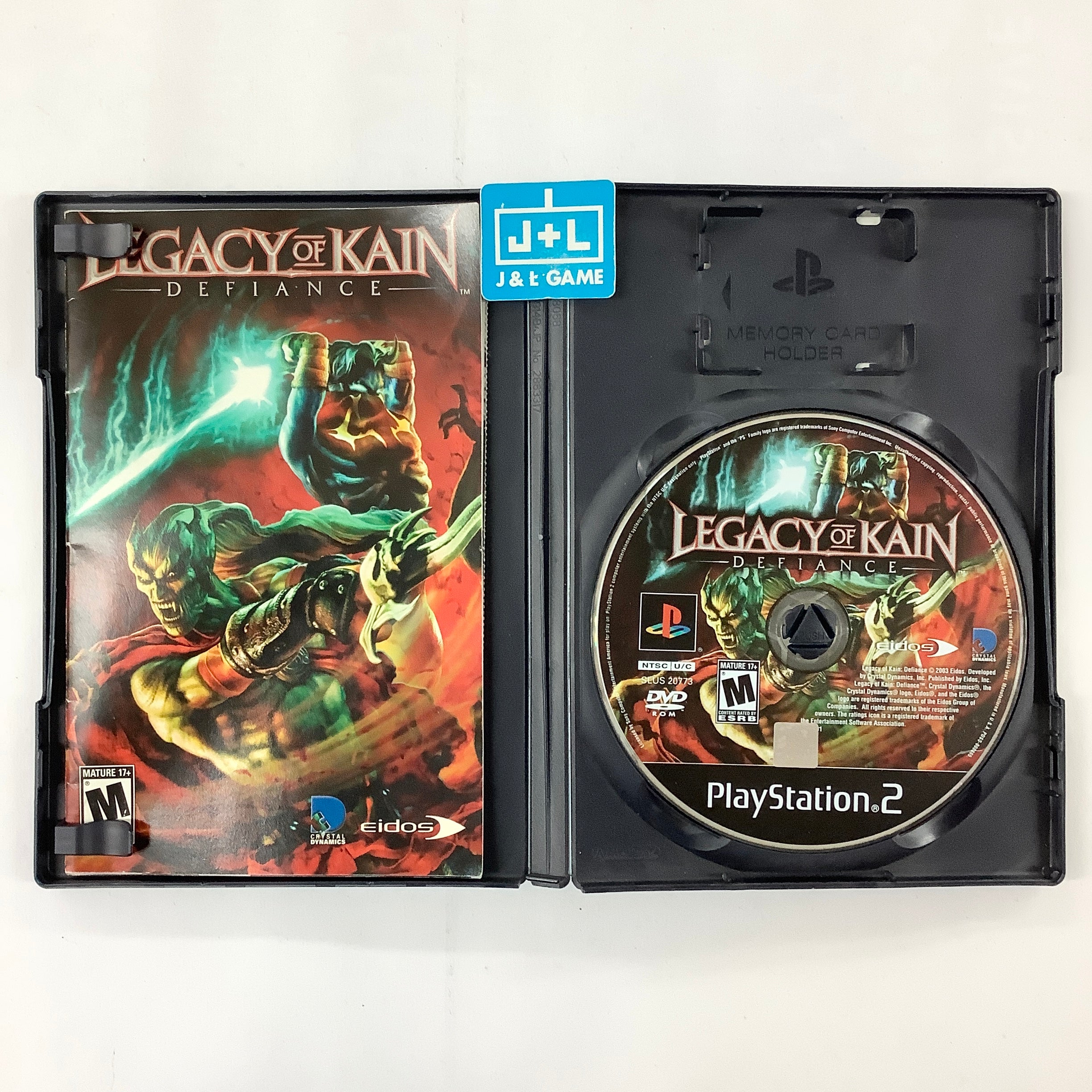 Legacy of Kain: Defiance - (PS2) PlayStation 2 [Pre-Owned] Video Games Eidos Interactive   
