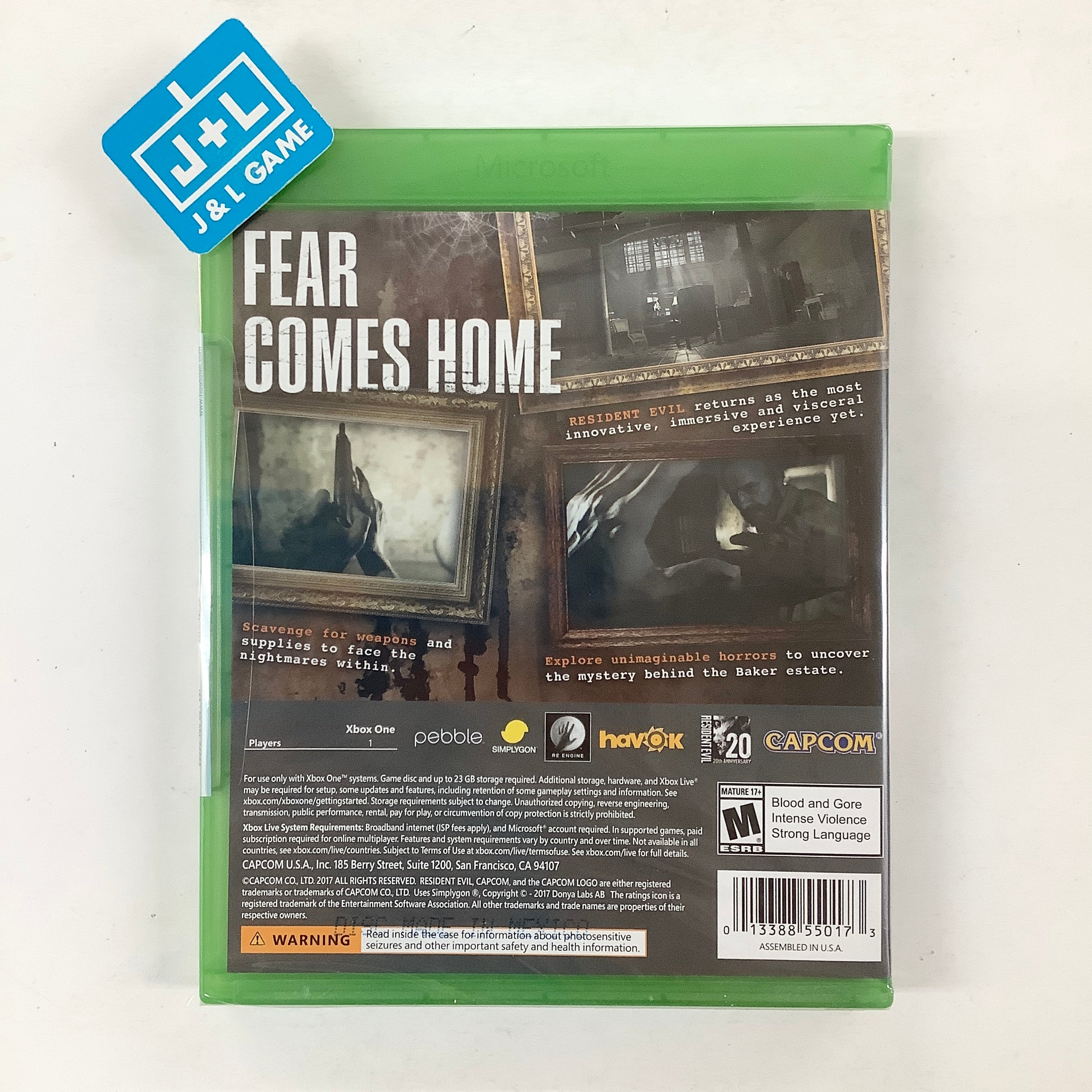 Resident Evil 7: biohazard - (XB1) Xbox One Video Games Capcom   