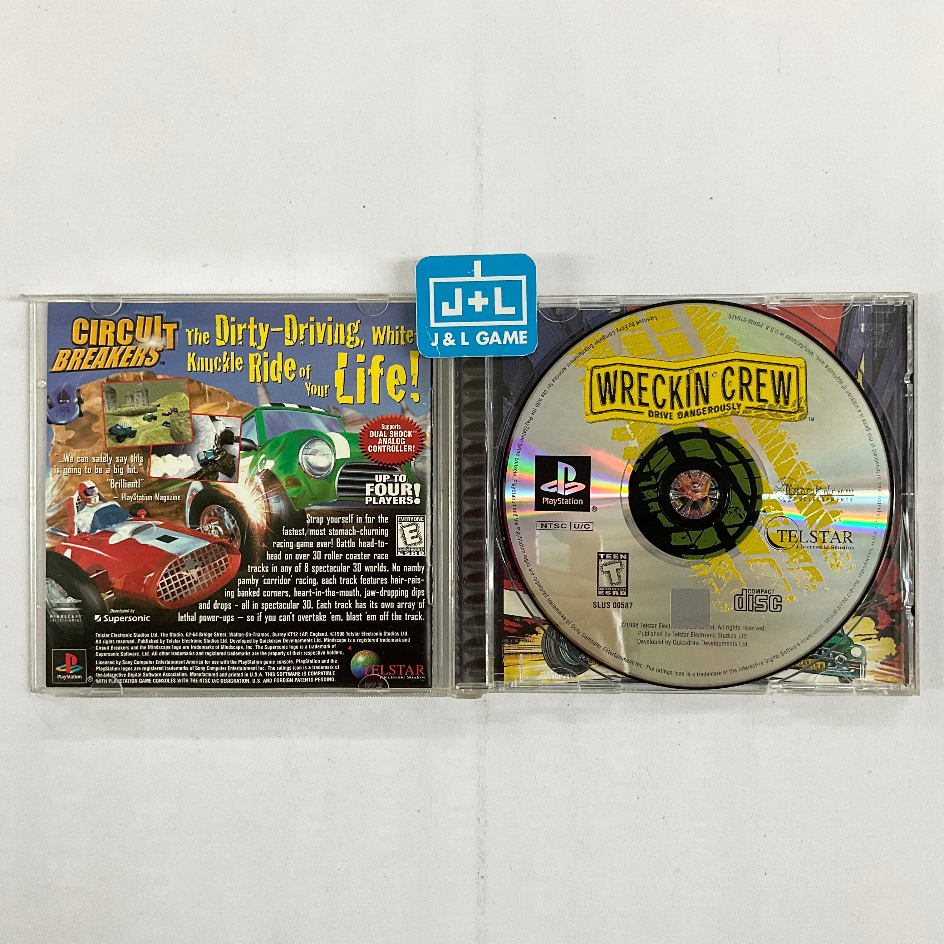 Wreckin Crew - (PS1) PlayStation 1 [Pre-Owned] Video Games Telstar   