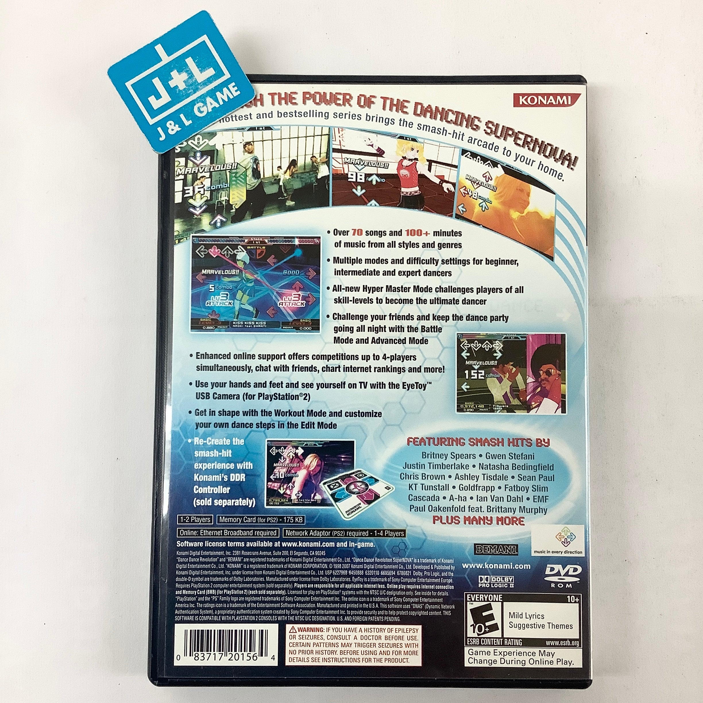 Dance Dance Revolution SuperNOVA 2 - (PS2) PlayStation 2