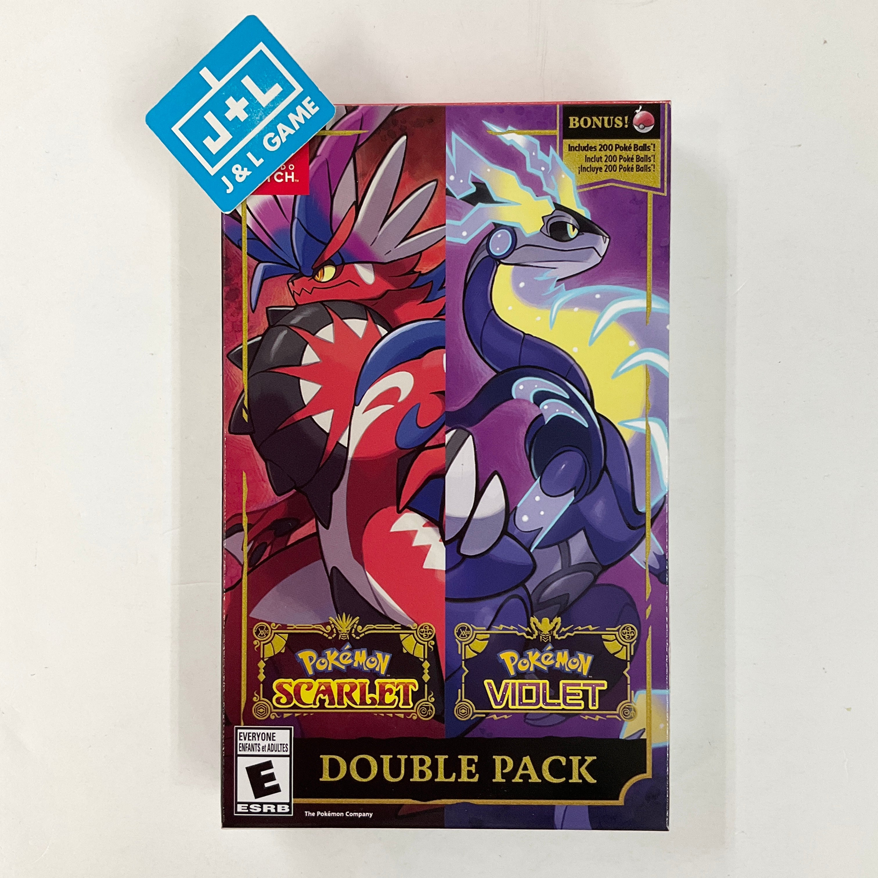 Pokémon Scarlet & Pokémon Violet Double Pack (World Edition) - (NSW) Nintendo Switch [Pre-Owned] Video Games Nintendo   