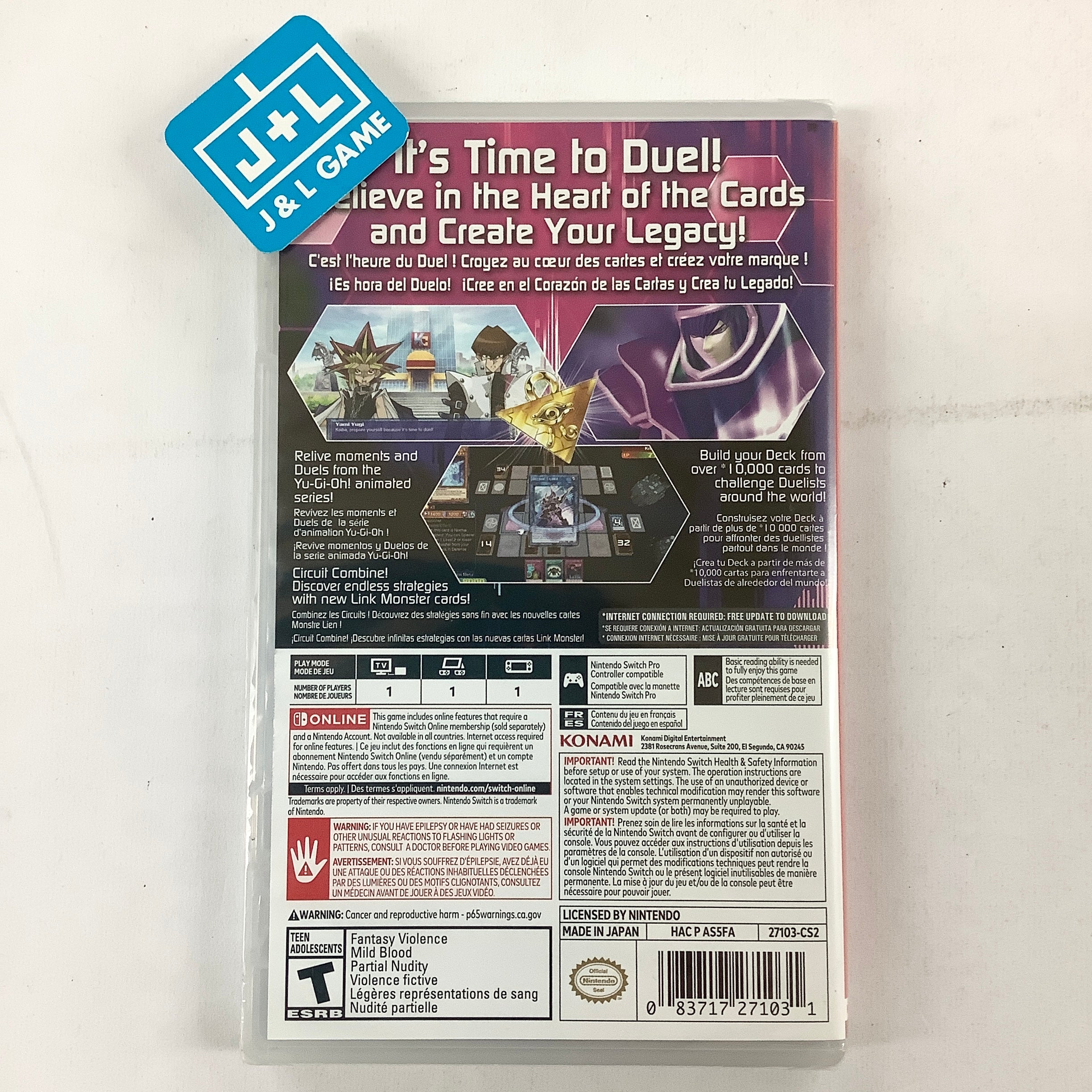 Nintendo Switch Yu-Gi-Oh Legacy of the Duelist: Link Evolution Nintendo Switch Yu-Gi-Oh Legacy of the Duelist: Link Evolution