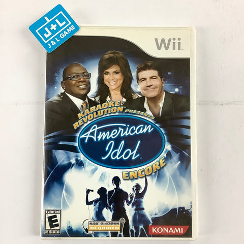 Karaoke Revolution Presents: American Idol Encore - Nintendo Wii [Pre-Owned] Video Games Konami   