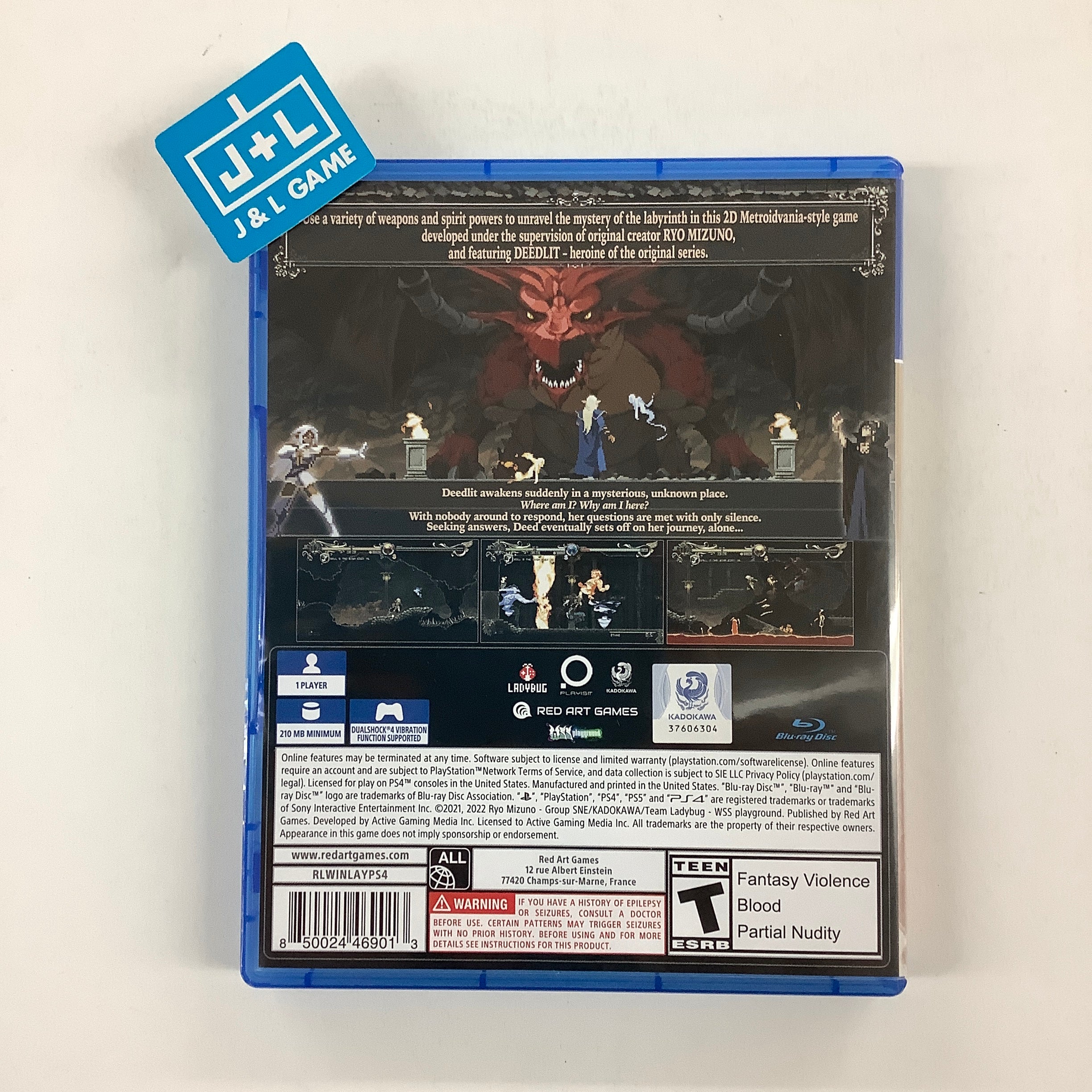 Record of Lodoss War: Deedlit in Wonder Labyrinth - (PS4) PlayStation 4 [UNBOXING] Video Games Red Art Games   