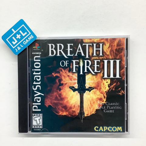 Breath of Fire III - (PS1) PlayStation 1 [Pre-Owned] Video Games Capcom   