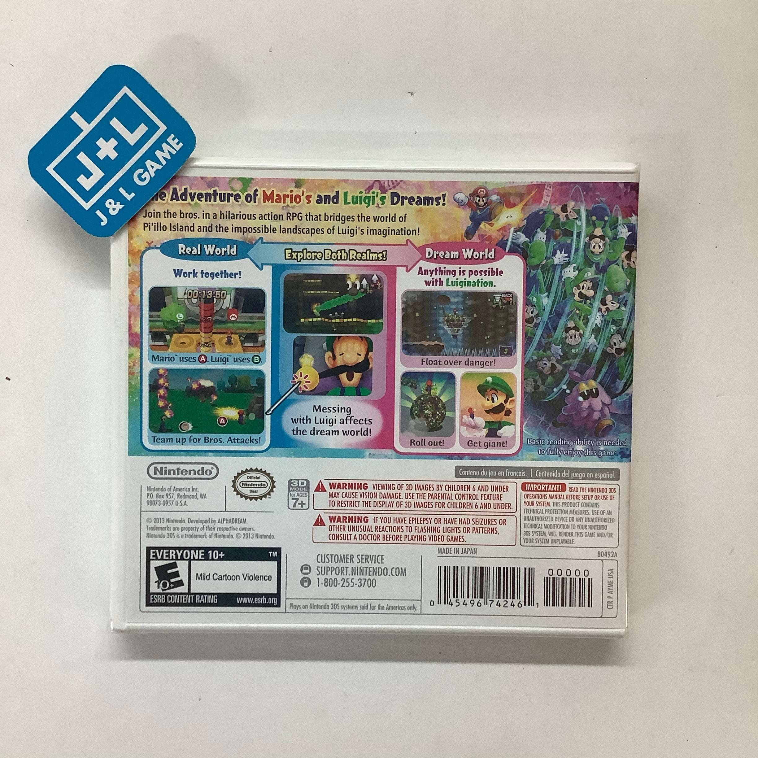 Mario & Luigi: Dream Team - (3DS) Nintendo 3DS Video Games Nintendo   