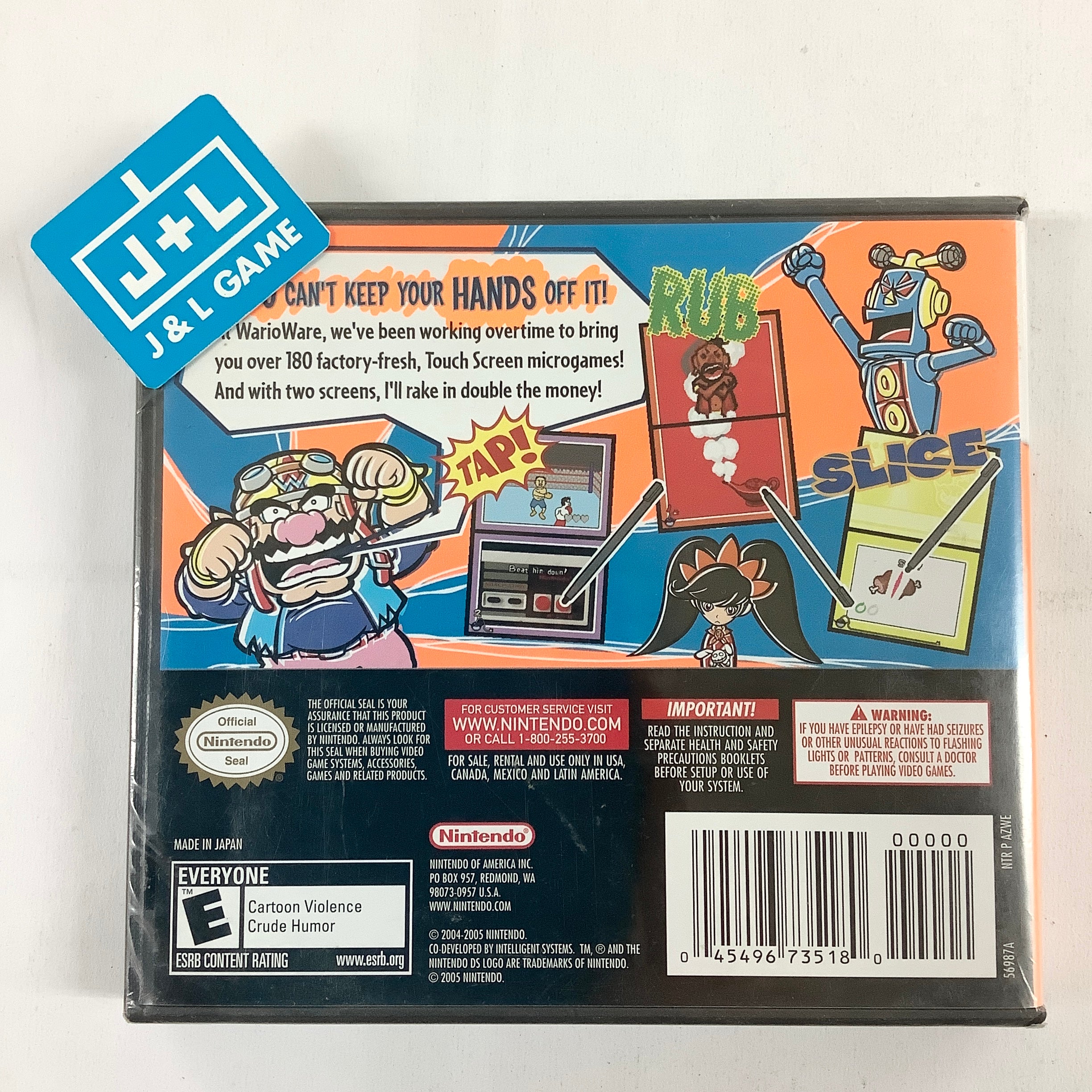 Warioware: Touched! - (NDS) Nintendo DS Video Games Nintendo   