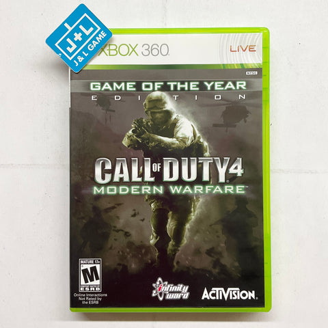 Call of Duty 4: Modern Warfare (Game of the Year Edition) - Xbox 360 [Pre-Owned] Video Games Activision   