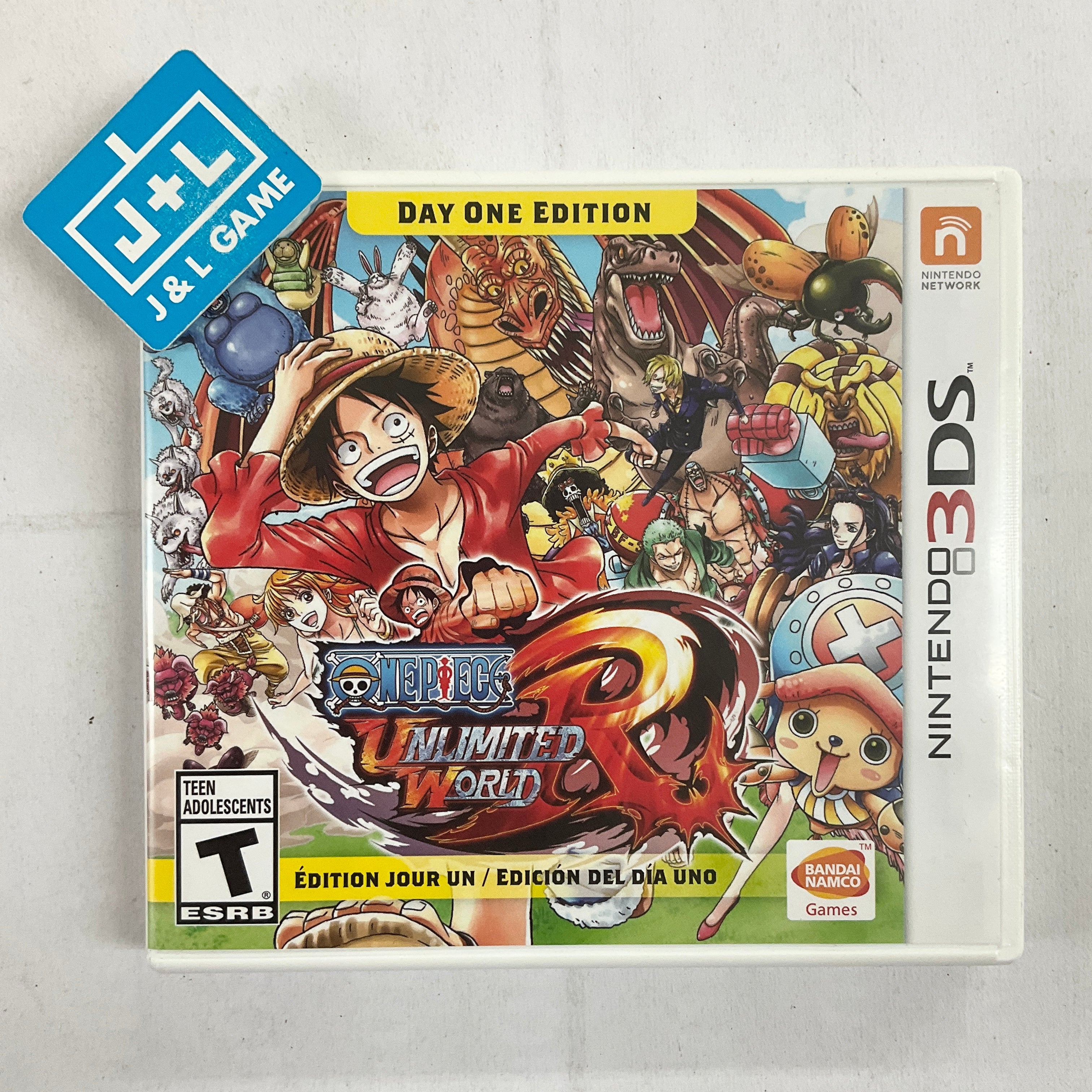 One Piece: Unlimited World Red: Day One Edition - Nintendo 3DS [Pre-Owned] Video Games BANDAI NAMCO Entertainment   