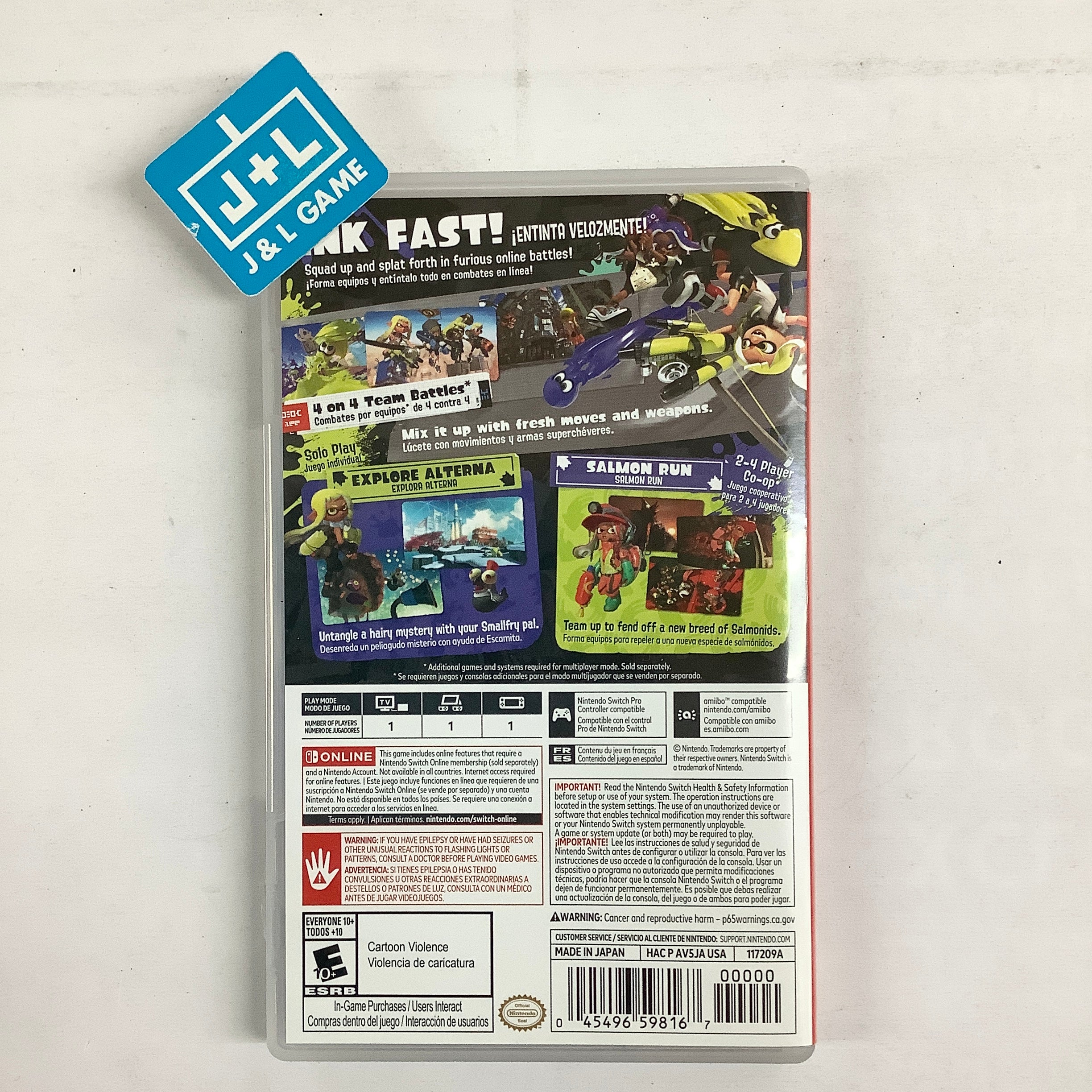 Splatoon 3 - (NSW) Nintendo Switch [Pre-Owned] Video Games Nintendo   