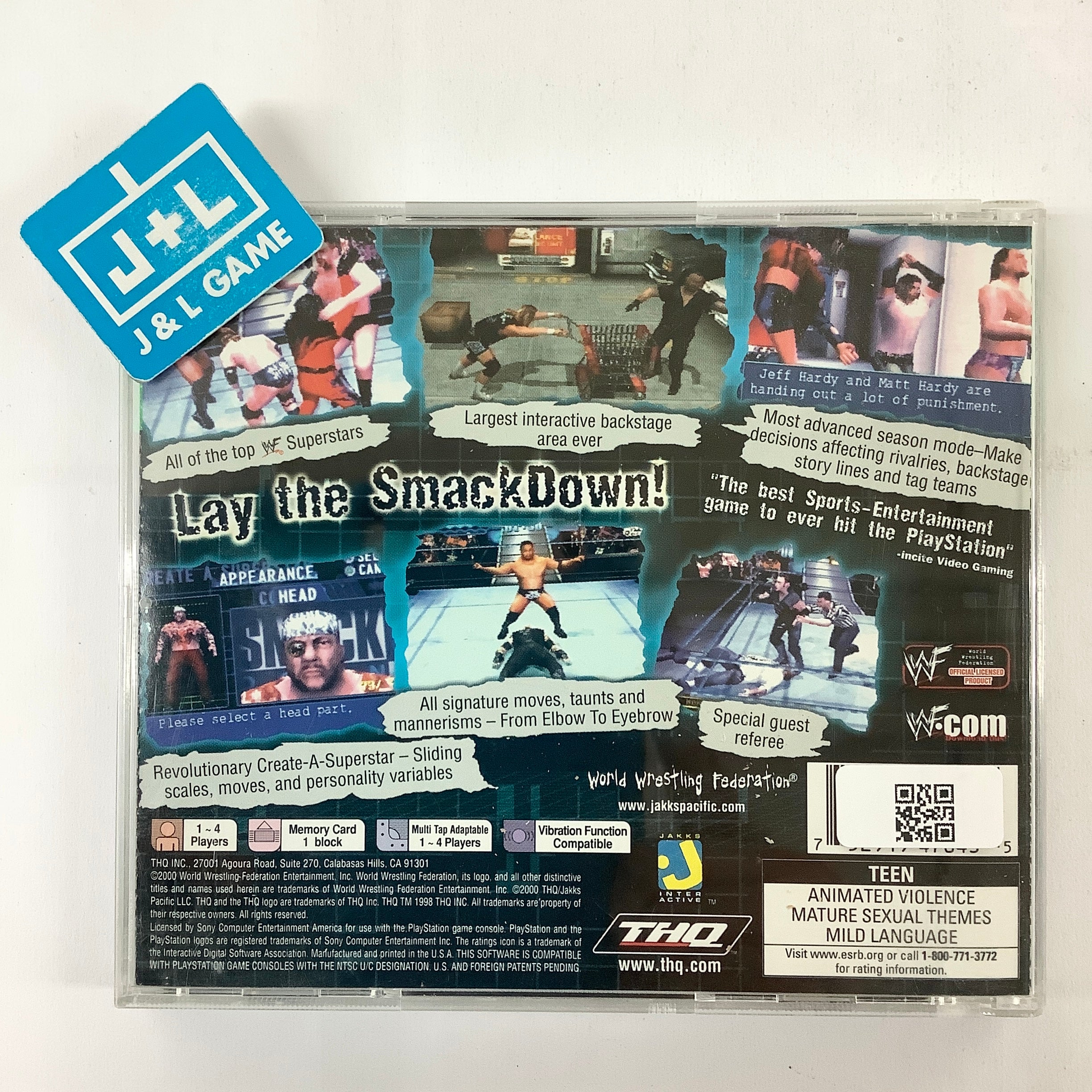 WWF SmackDown! (Greatest Hits) - (PS1) PlayStation 1 [Pre-Owned] Video Games THQ   
