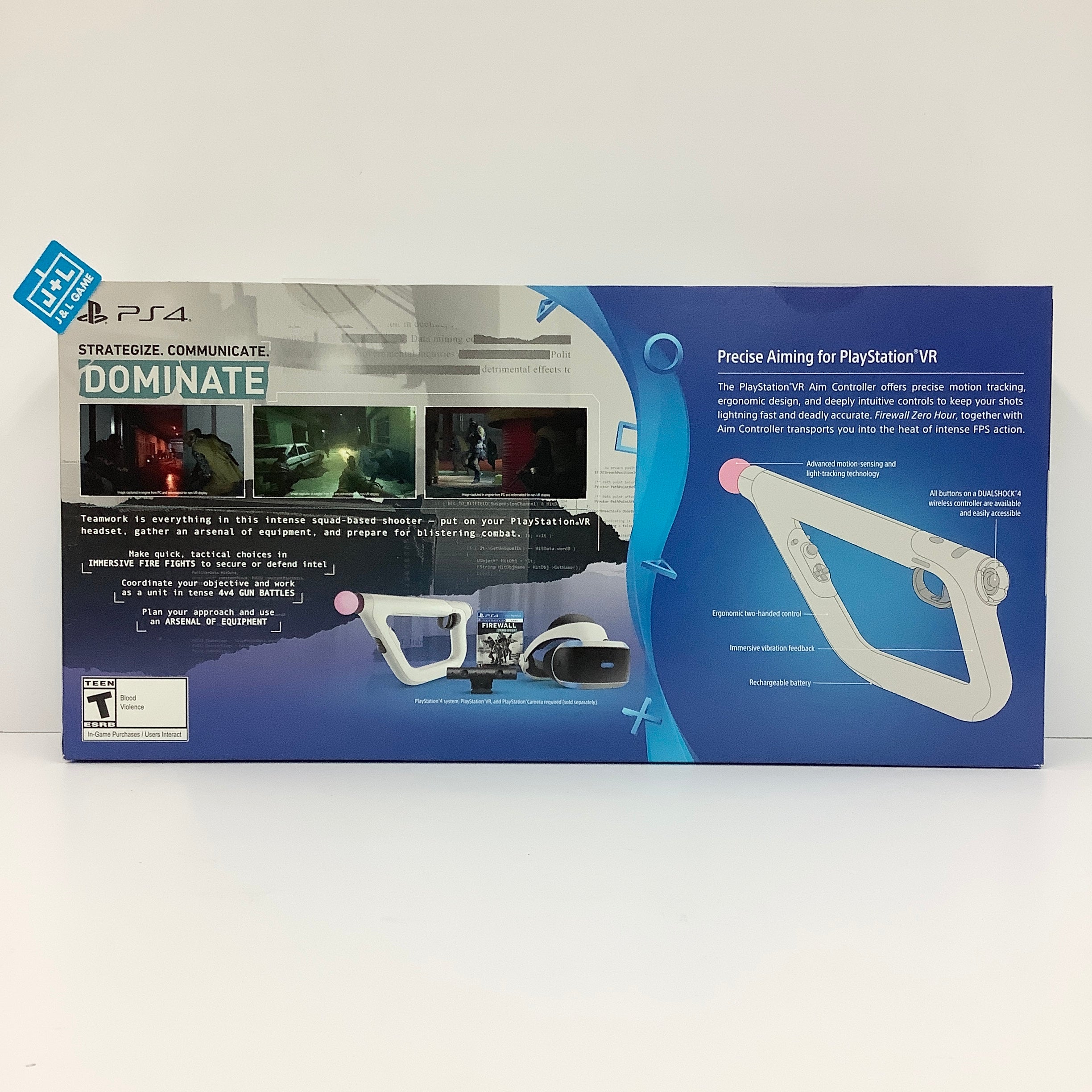PSVR Aim Controller Firewall Zero Hour Bundle ( PlayStation VR ) - (PS4) PlayStation 4 Video Games Sony   